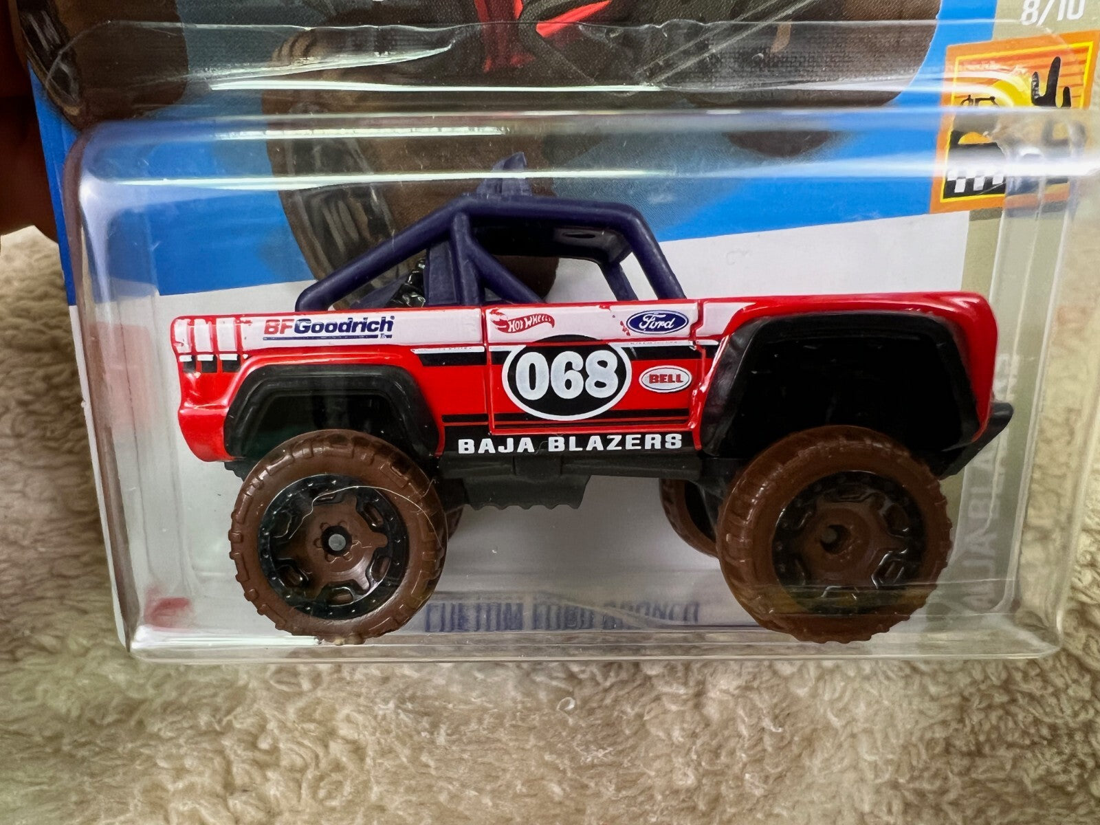 🇺🇸🔥🔥🔥 Hot Wheels BAJA BLAZERS  Custom Ford Bronco Red HW18🔥🔥🔥🇺🇸