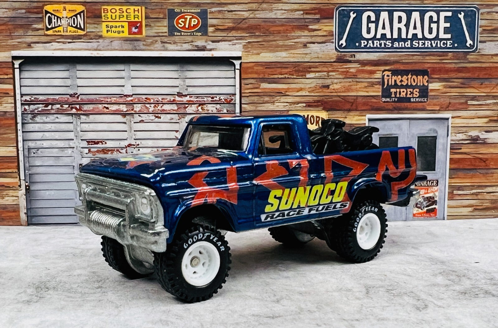 🇺🇸🇺🇸Hot Wheels Texas Drive 'em CUSTOM Sunoco Racing Fuels LOOSE 🇺🇸🇺🇸