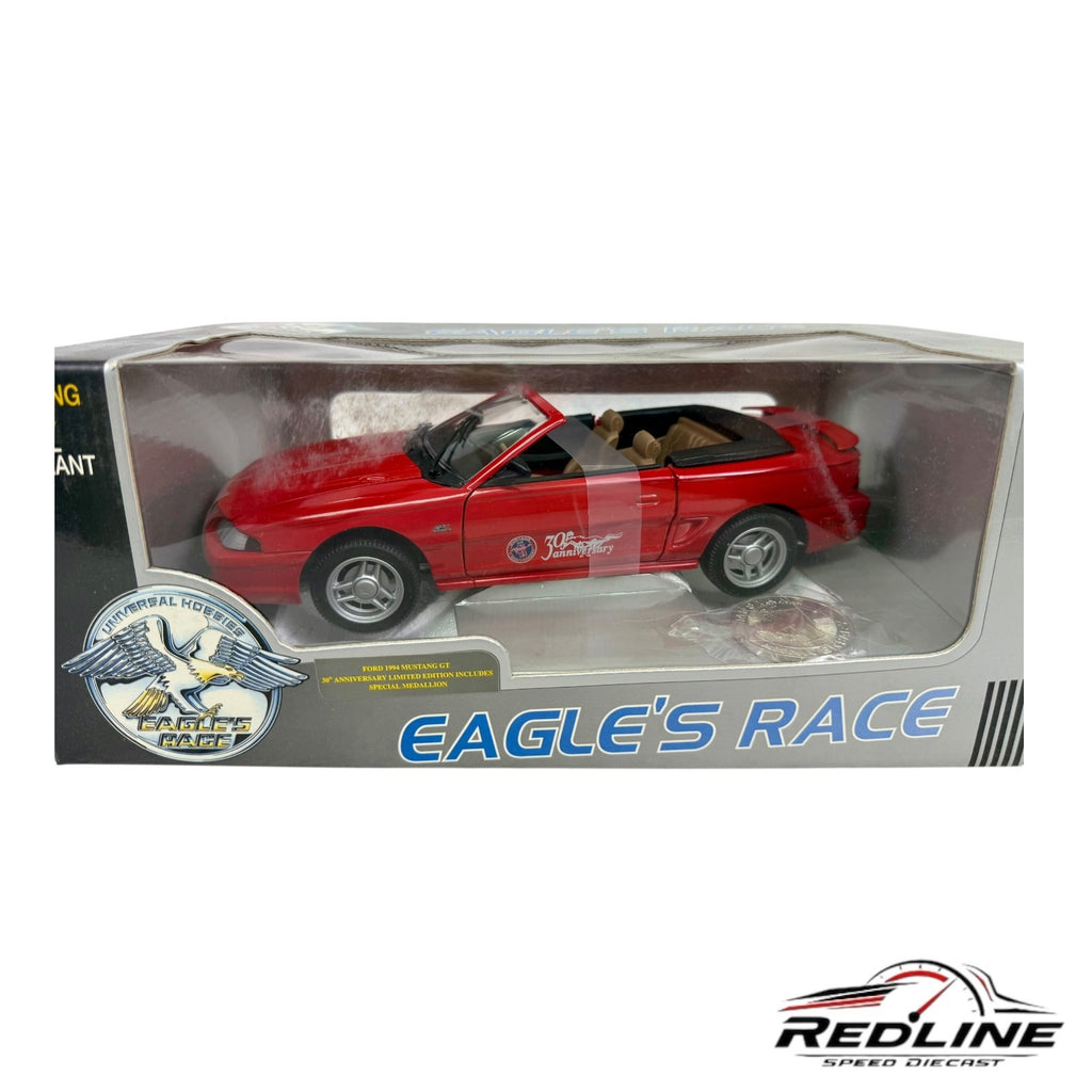 🐎Eagle's Race '94 Ford Mustang GT 30th Anniversary Limited Edition Red 1:18 C1