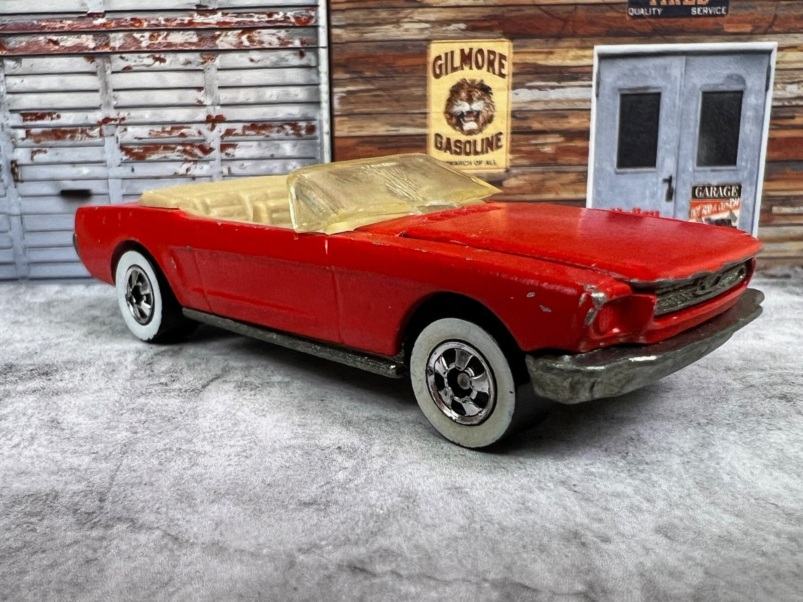 🐎🐎1983 Hot Wheels 1965 Ford Mustang Convertible Red 1:64 Scale Diecast C1🐎🐎