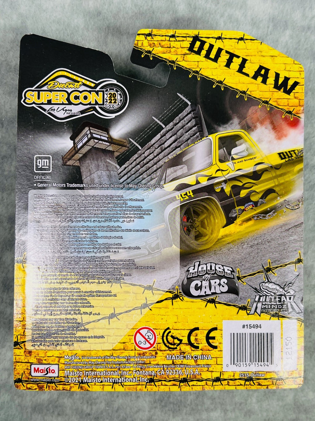 🇺🇸Maisto 2022 Diecast Super Con Chevy Silverado C10 Outlaw Custom H23🇺🇸