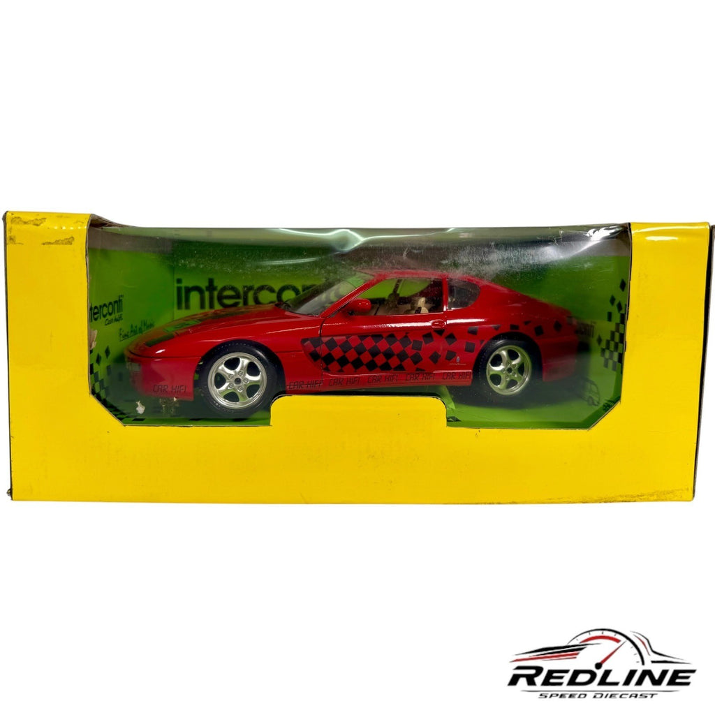 🇮🇹🇮🇹Bburago 456 GT Interconti Car HiFi Red 1:18🇮🇹🇮🇹