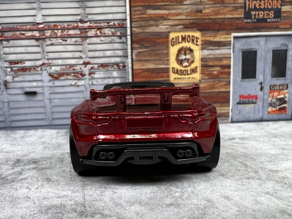🔥🔥🔥Hot Wheels HW Exotics '15 Jaguar F-Type Project 7 Metalflake Red C11🔥🔥🔥