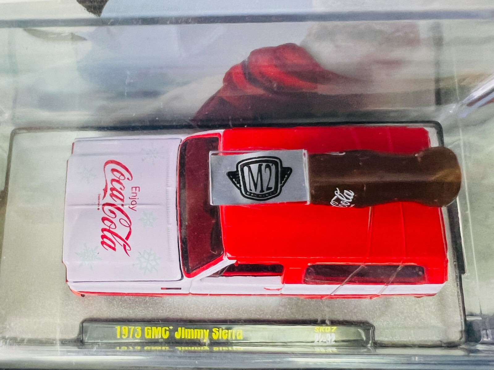 ❄️❄️❄️M2 Machines 1973 GMC Jimmy Sierra Coca-Cola Chase Red H15❄️❄️❄️