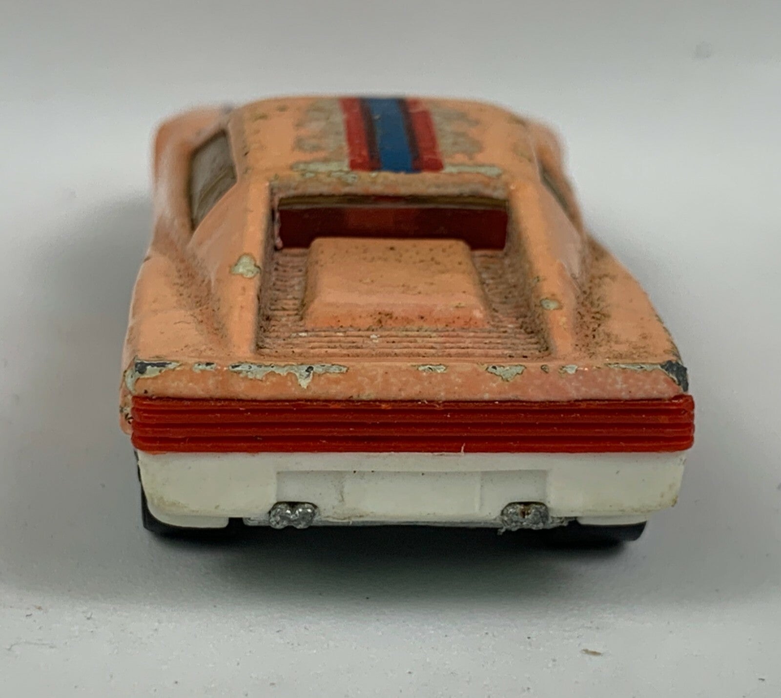 🔥Vintage Hot Wheels Ferrari Testarossa Peach Blackwalls Color Racer Changers🔥