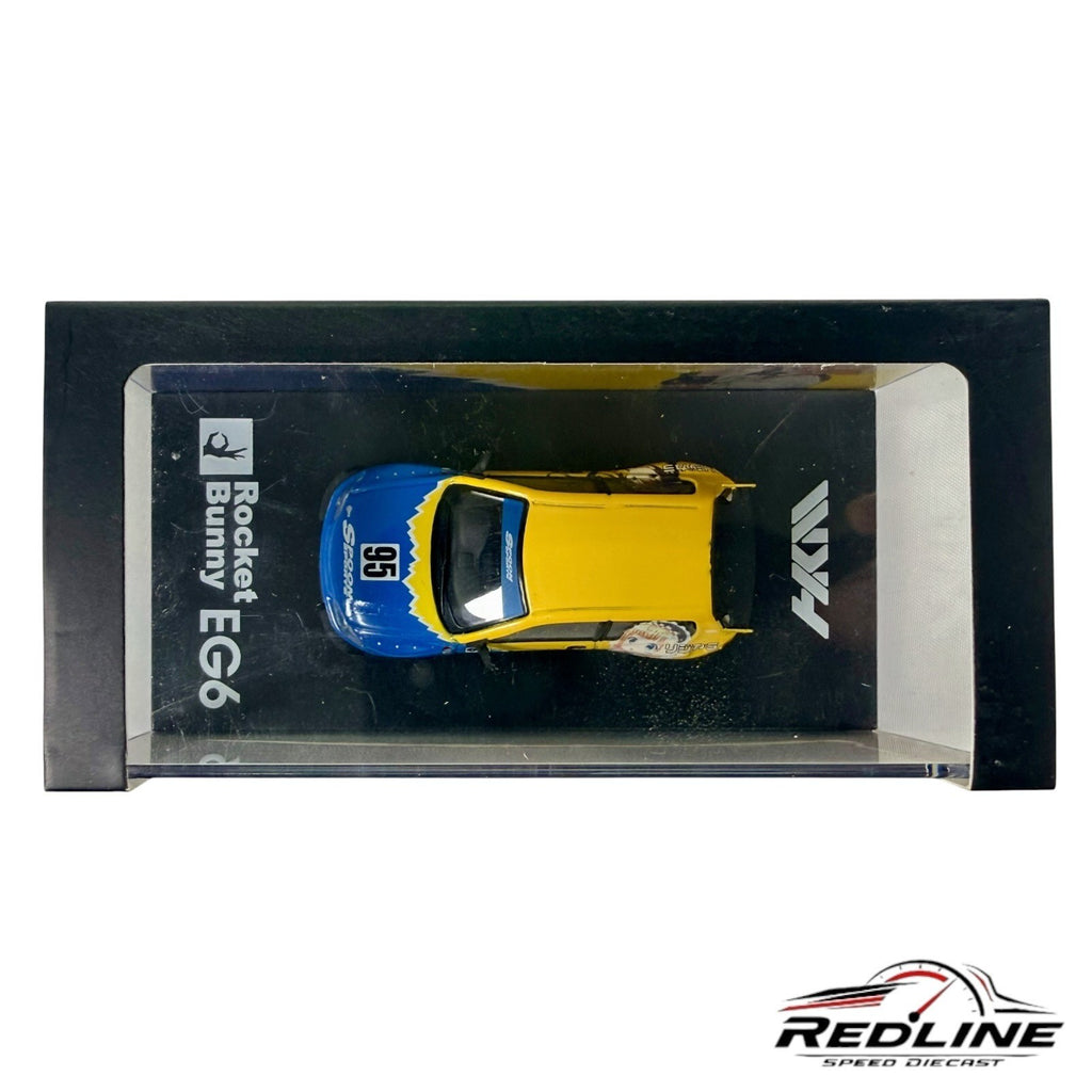 🎌HKM Honda Civic EG6 Rocket Bunny Honda Civic EG SPOON SPORTS 1:64 H36🎌