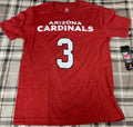 ***NFL Arizona Cardinals # 3 Josh Rosen Youth Size Medium 10/12 Red T-Shirt ***