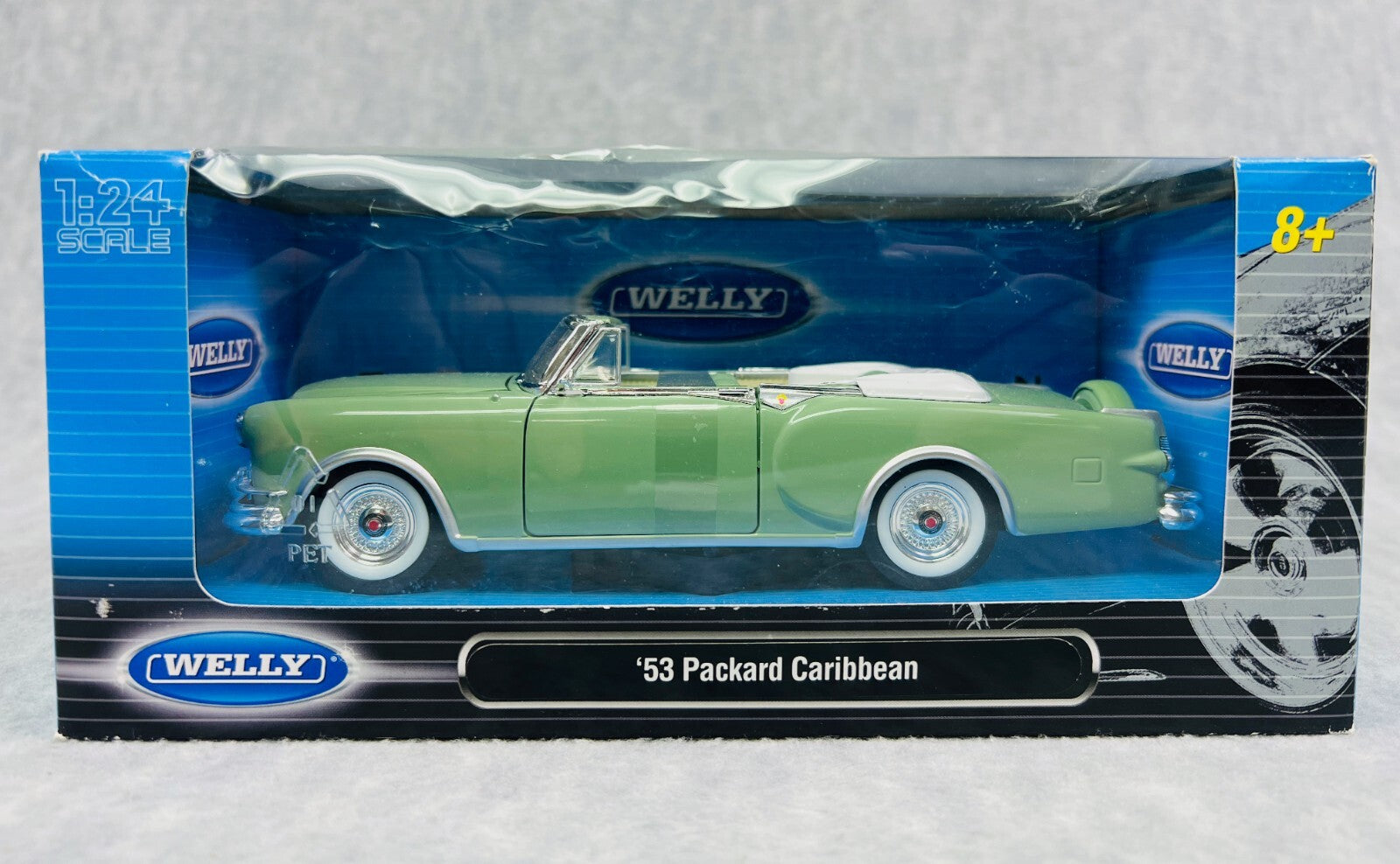🇺🇸🇺🇸Welly Collection '53 PACKARD CARIBBEAN GREEN CONVERTIBLE 1:24🇺🇸🇺🇸