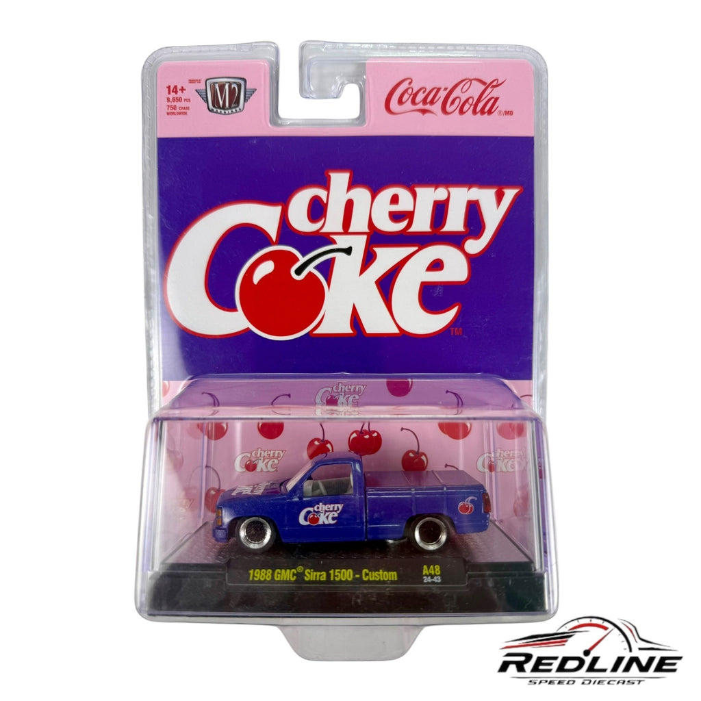 🍒🍒M2 Machines 1988 GMC Sierra 1500 Cherry Coke Coca-Cola H22🍒🍒