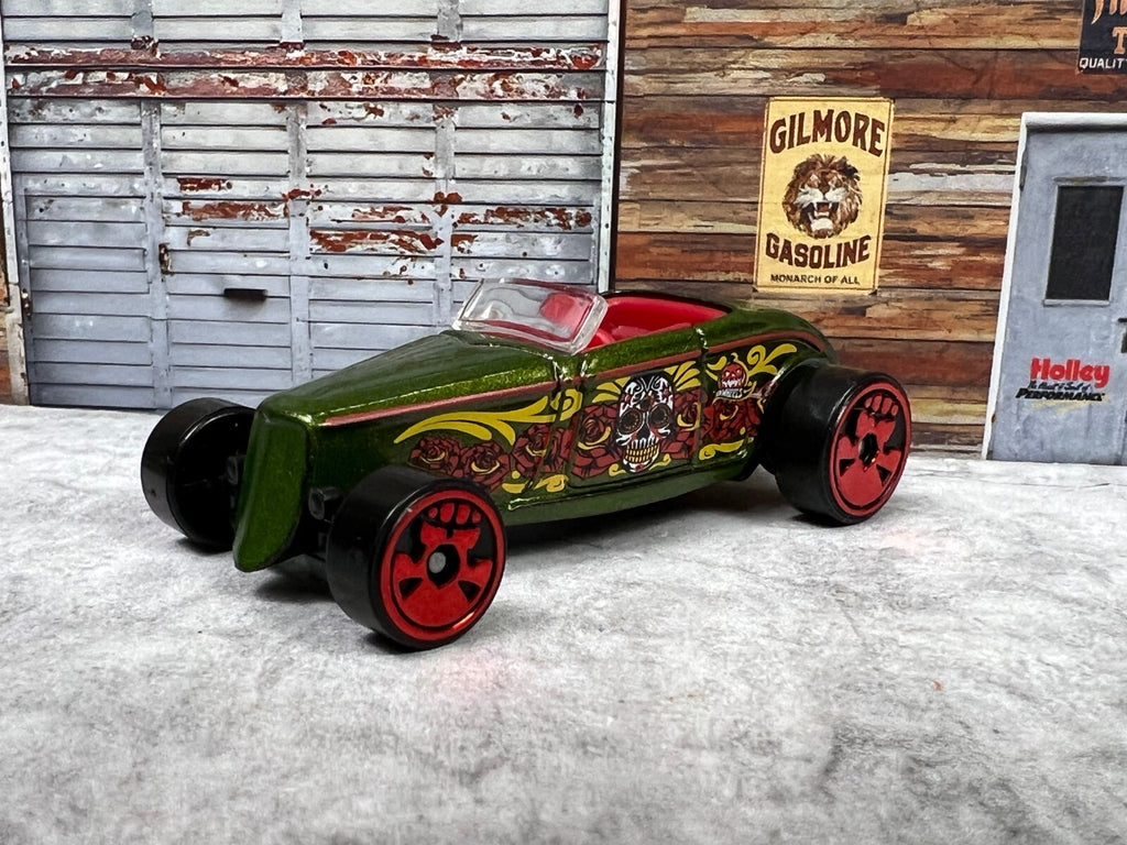 🇲🇽Hot Wheels Halloween 2023 Day of the Dead 33' Ford Lo Boy C17🇲🇽