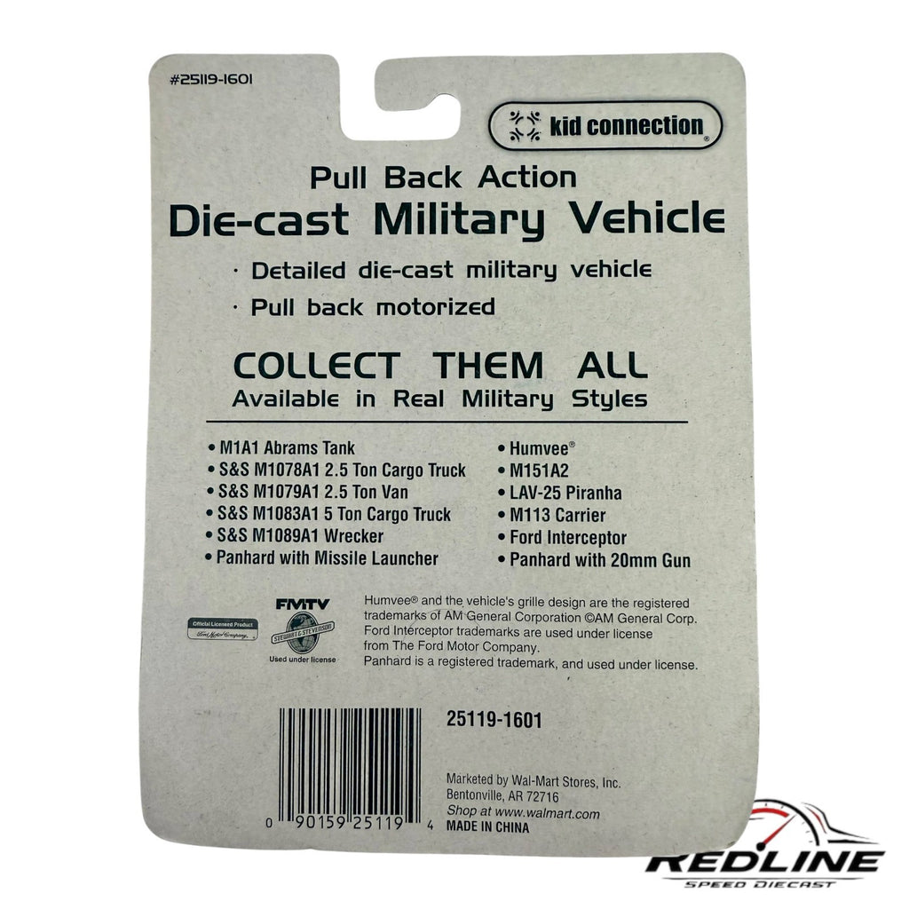 Kid Connection 25119-1601 Die-Cast Pull Back Action Base Security Military Car
