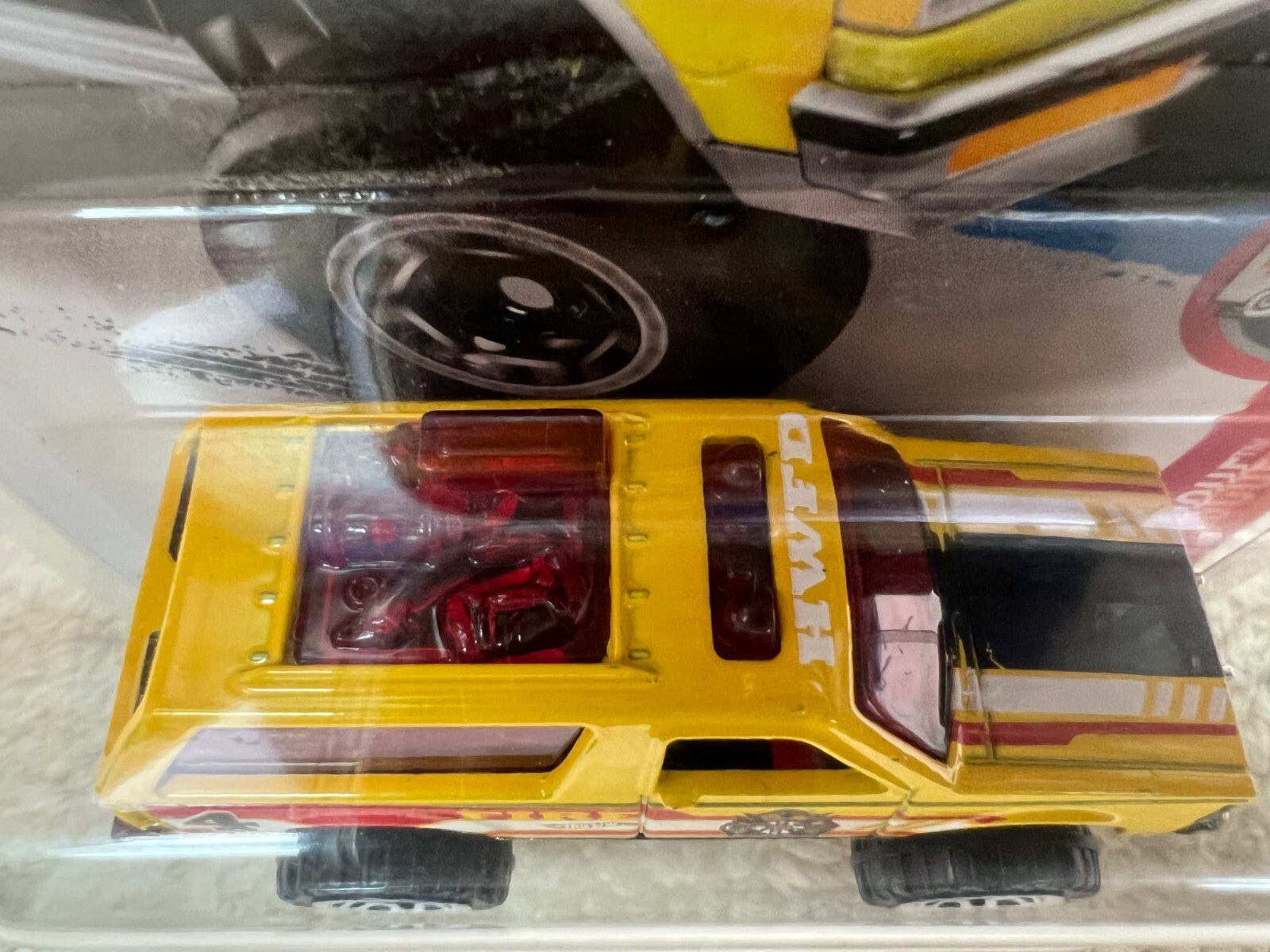 🇺🇸🇺🇸Hot Wheels HW Rescue Chevy Blazer 4x4 Yellow Fire Rescue HW18🇺🇸🇺🇸