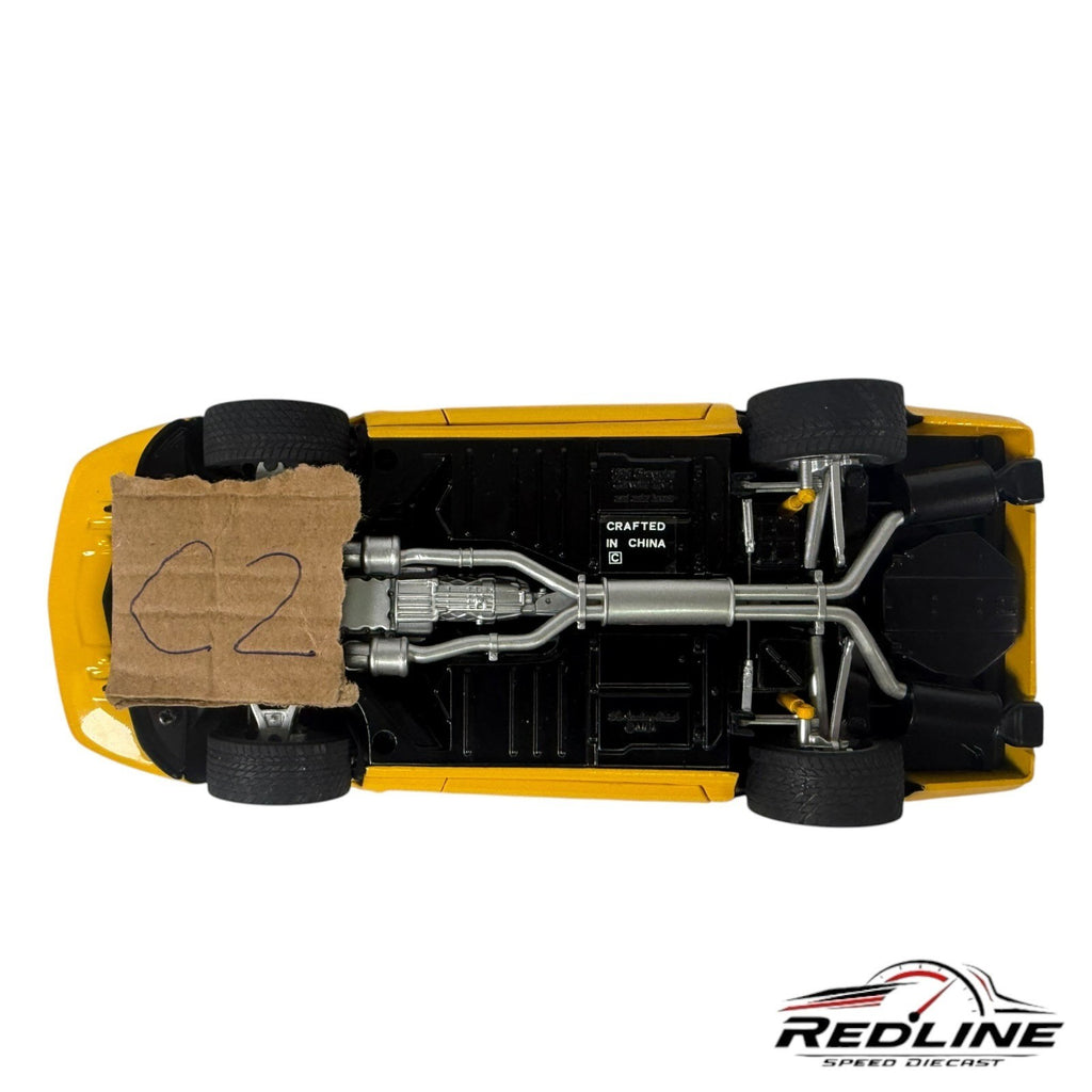 🦅🦅 Danbury Mint Chevrolet Corvette ZR-1 Competition Yellow 1:24 C2🦅🦅