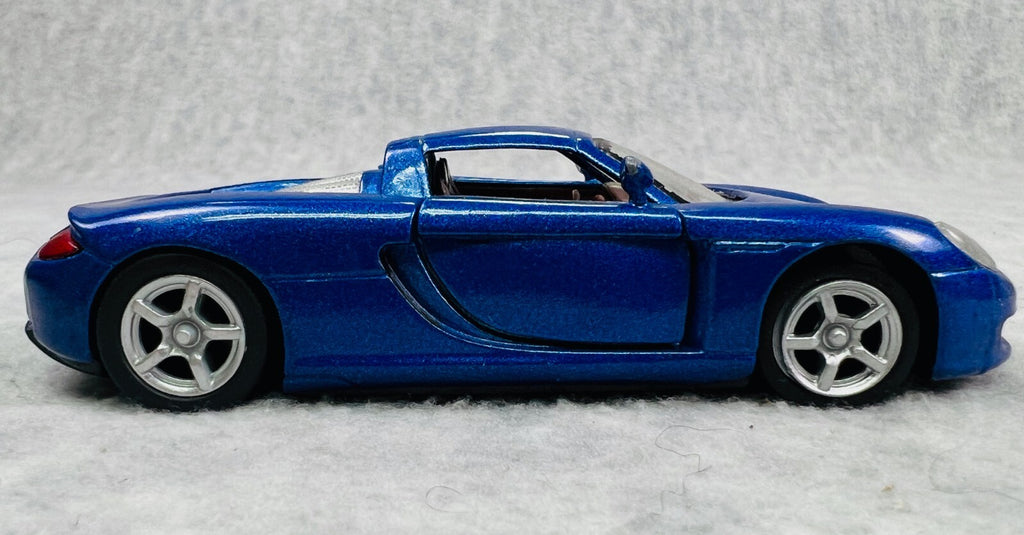 🇩🇪🇩🇪Kinsmart Porsche Carrera GT Blue 1:36 Scale Model Car Diecast🇩🇪🇩🇪