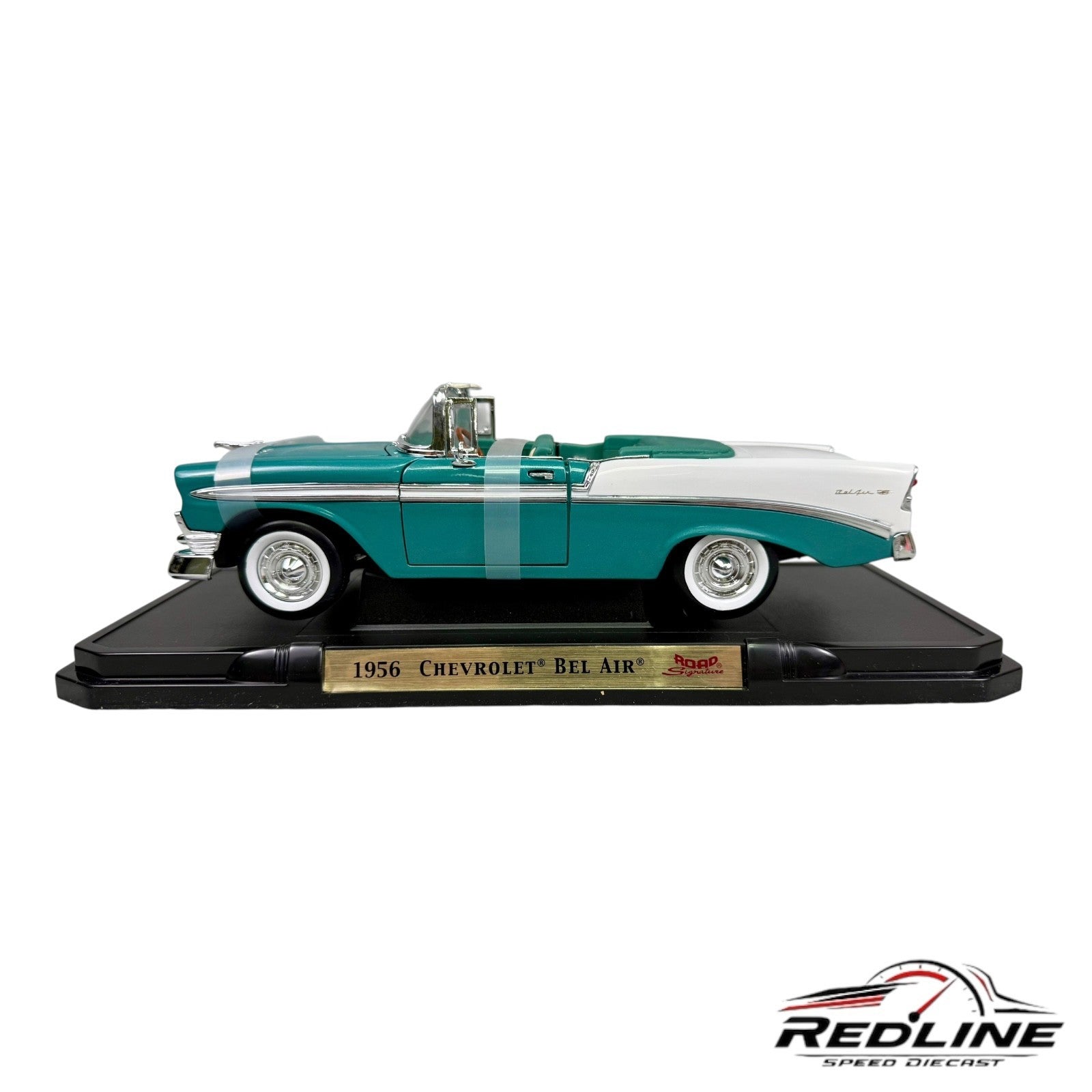 🇺🇸🇺🇸Road Signature Leather Series 1956 Chevrolet Bel Air 1/18🇺🇸🇺🇸