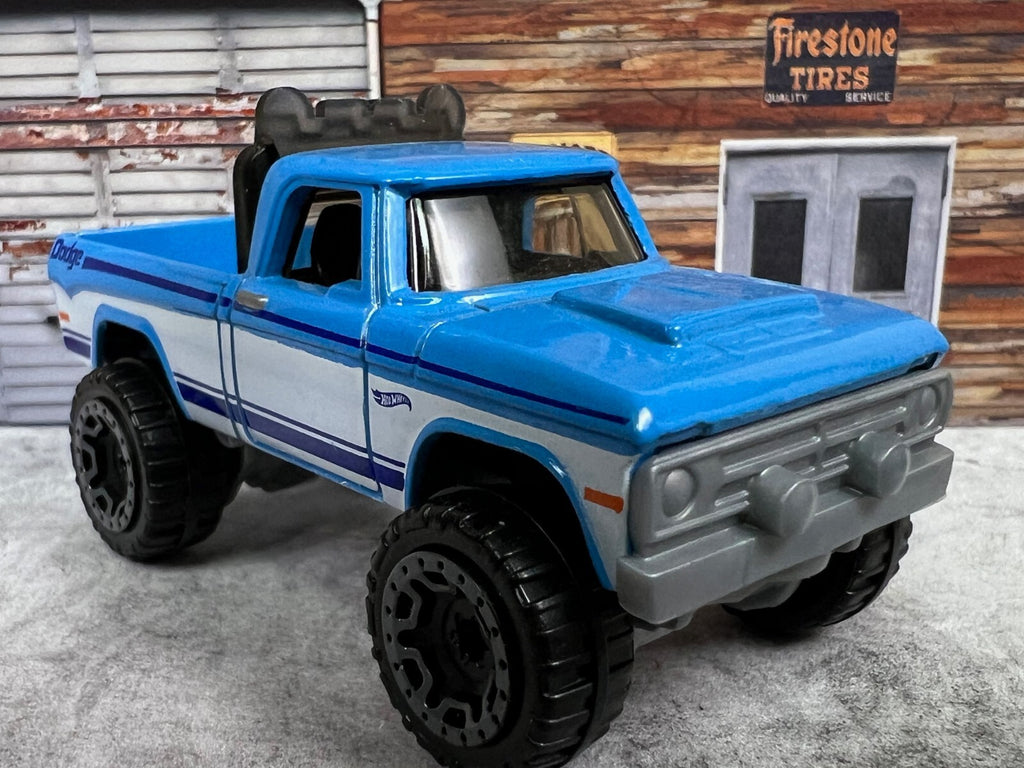 🇺🇸🇺🇸Hot Wheels '70 Dodge Power Wagon Blue HW Hot Trucks C17🇺🇸🇺🇸