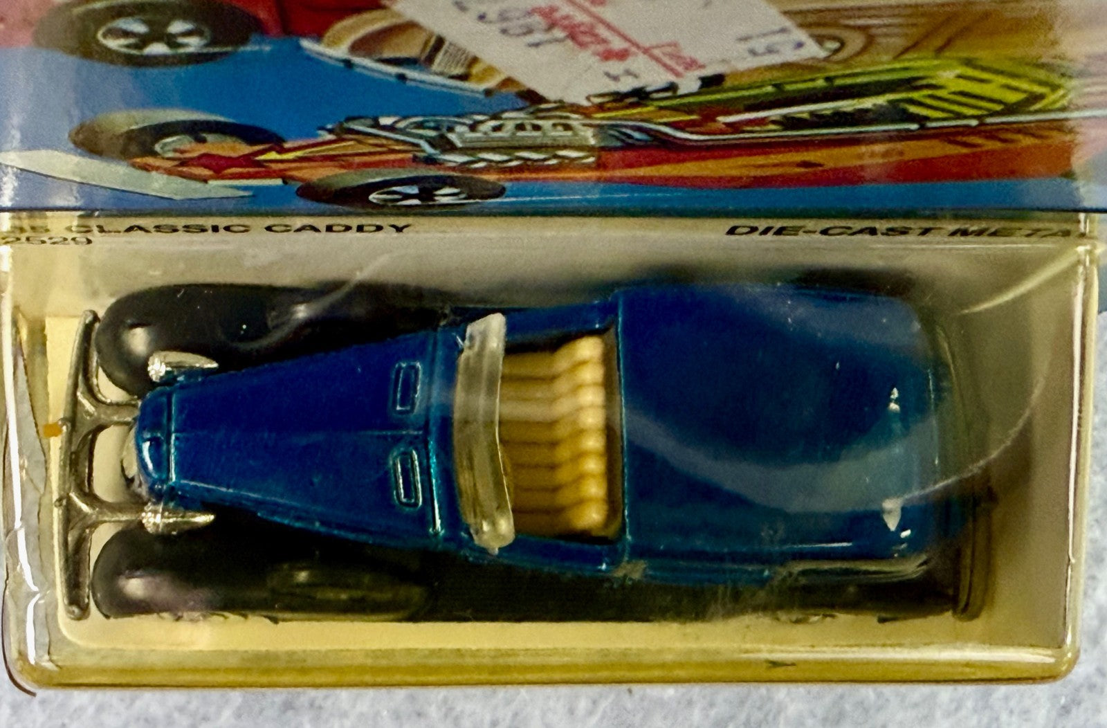 🔥🔥🔥Hot Wheels 1935 Classic Caddy  2529 1982 Blue 1:64 H22🔥🔥🔥