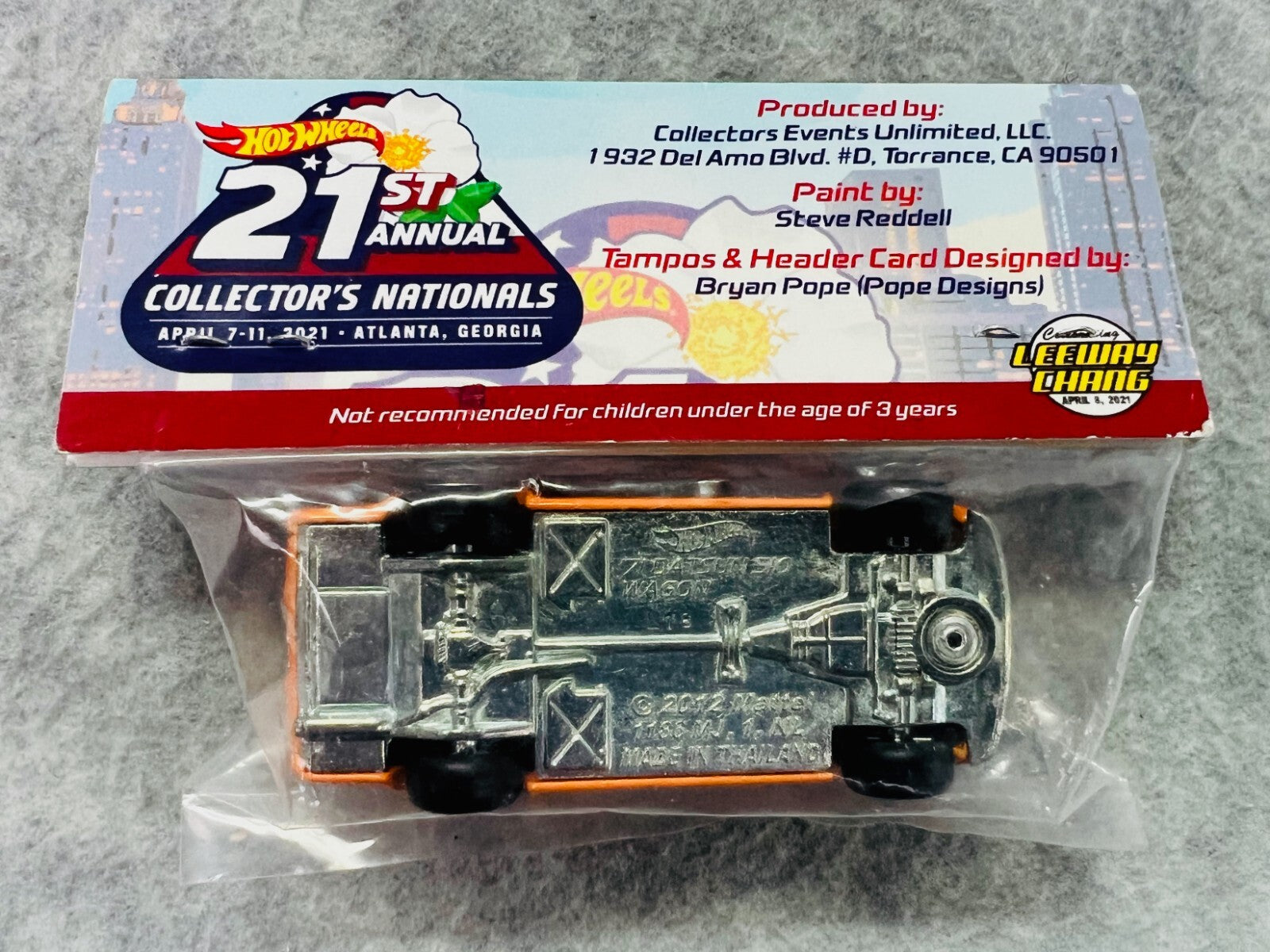 🎌🎌Hot Wheels 21st Annual Collectors Nationals Leeway Chang Datsun Wagon🎌🎌