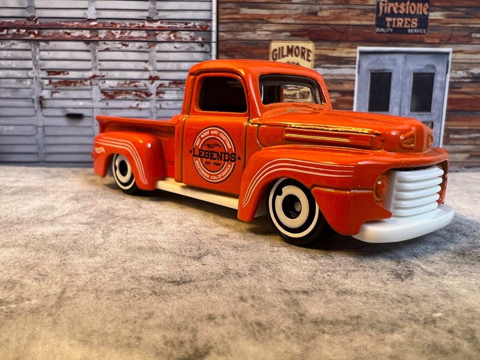 🔥🔥🔥Hot Wheels LEGENDS '49 Ford F1 ORANGE ROD SQUAD C4🔥🔥🔥