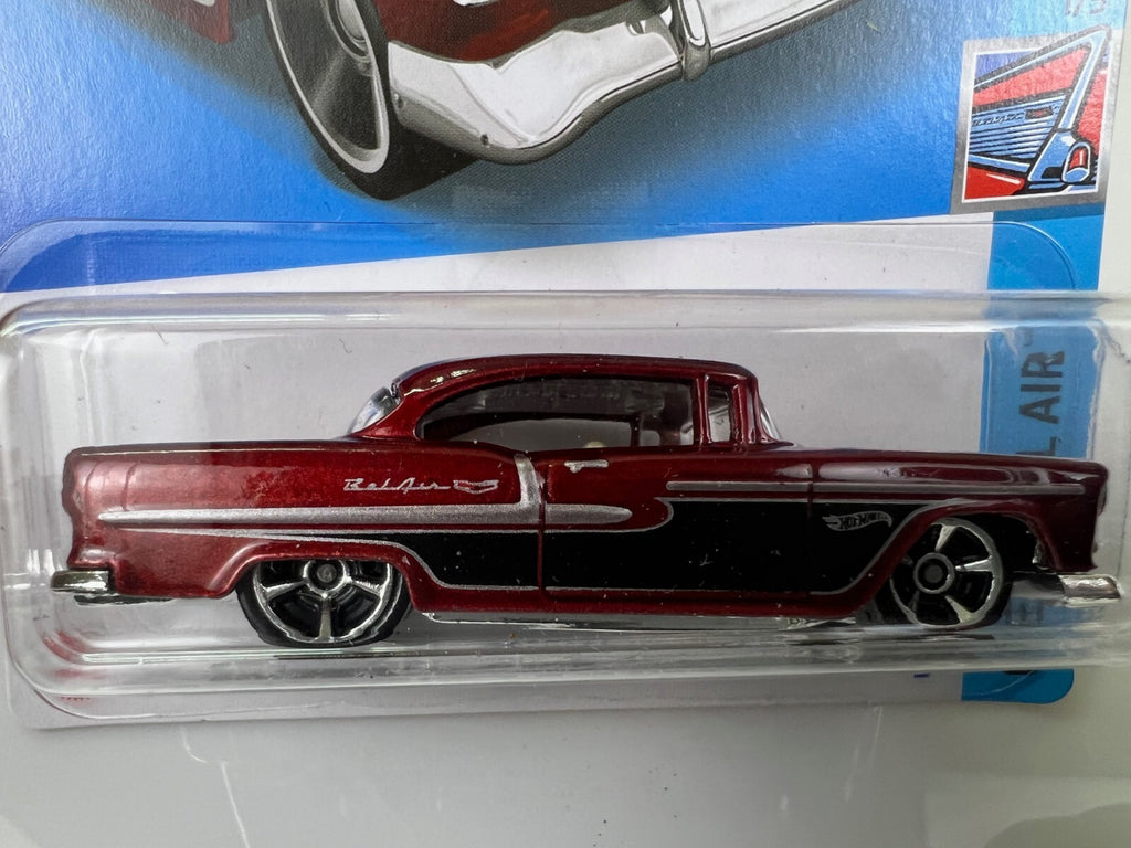 🇺🇸🇺🇸🇺🇸Hot Wheels CHEVY BEL AIR 1/5 '55 Chevy 20/250 Red HW06🇺🇸🇺🇸🇺🇸