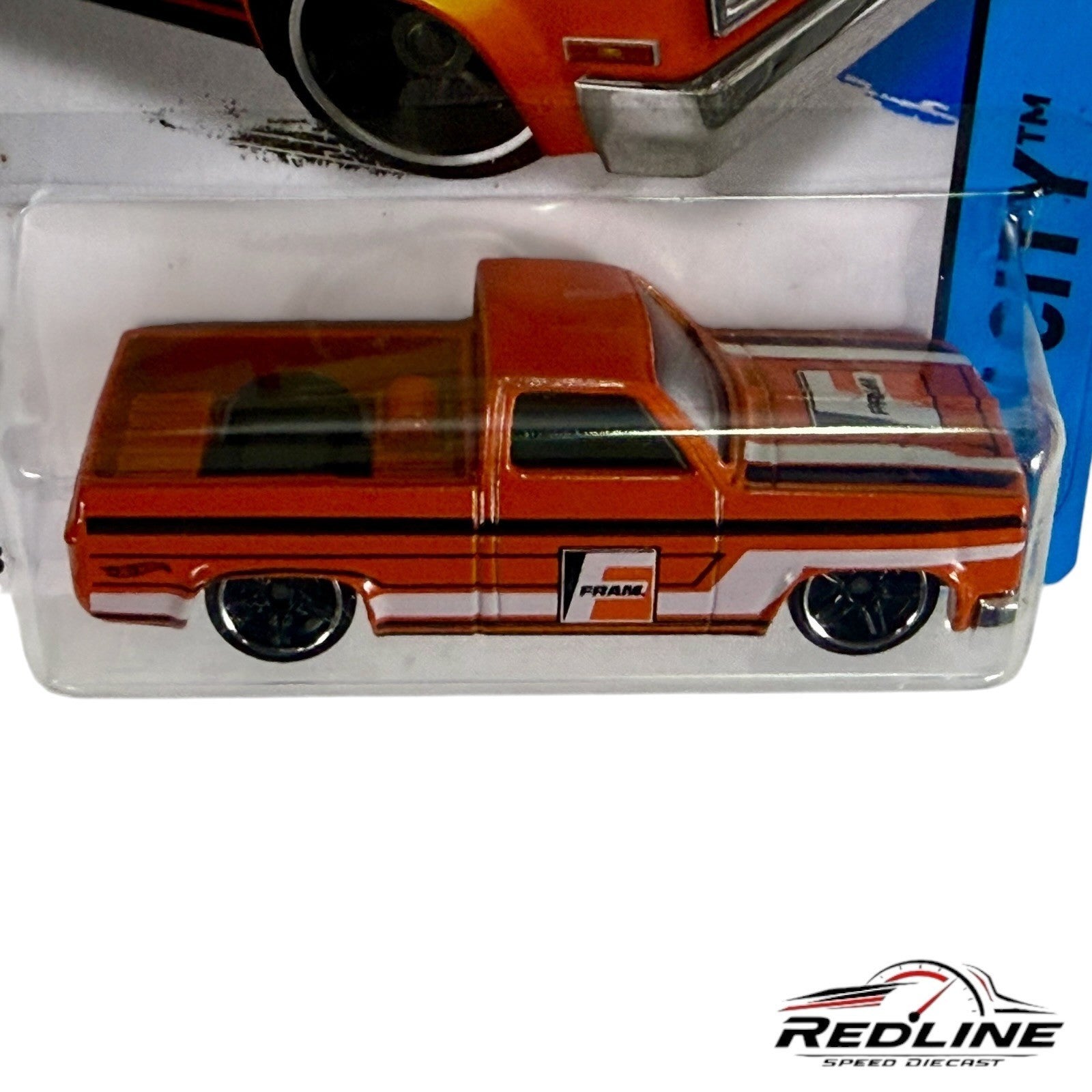 🔥🔥 Hot Wheels  ‘83 Chevy Silverado Orange FRAM H33🔥🔥