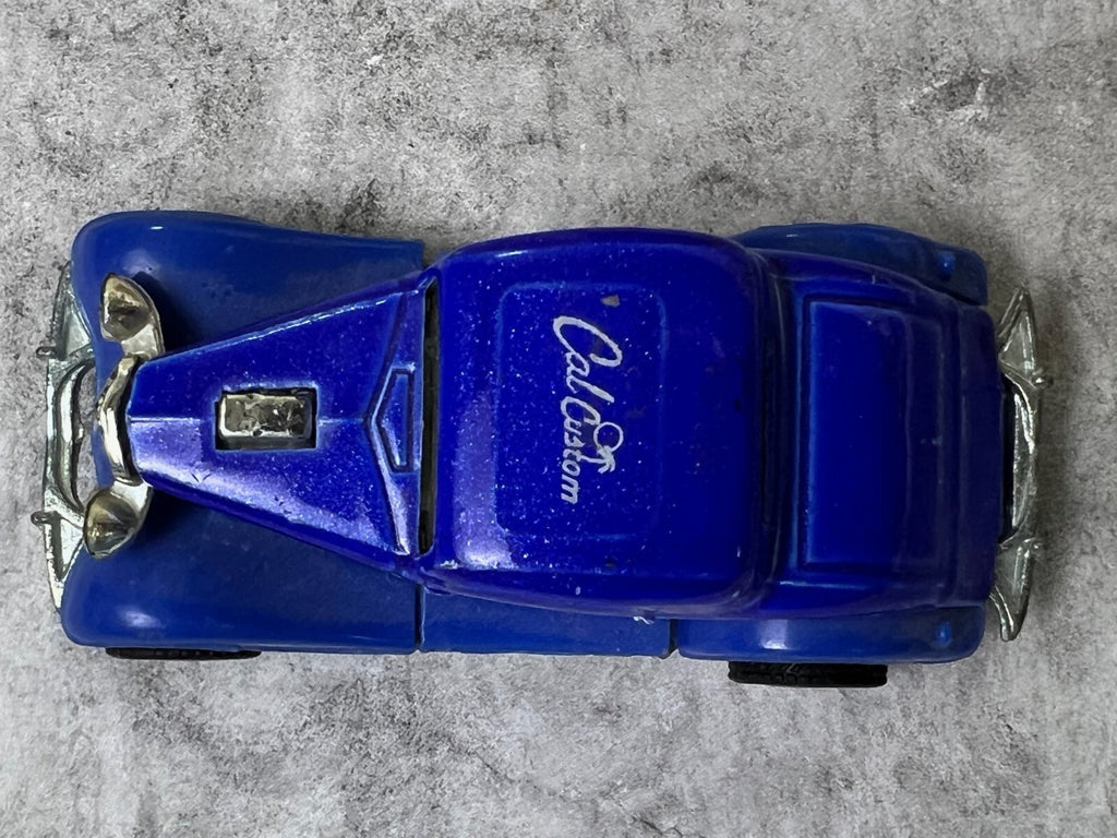 🔥🔥Hot Wheels 34 Pro Street Ford Coupe Cal Custom Blue Real Riders 1979 C1🔥🔥