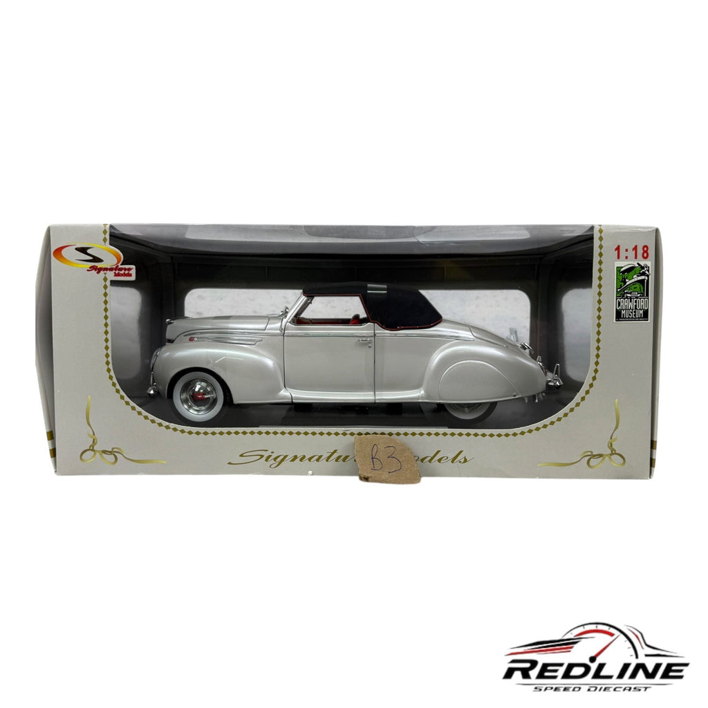 🇺🇸Signature Models 1939 Lincoln Zephyr BLACK 1:18 B3🇺🇸