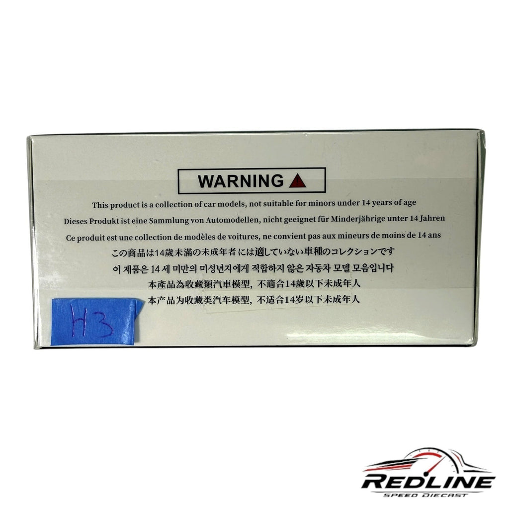 FH 1/64 Scale  Civic Type R EK9 Black Diecast car Model Toy Gift