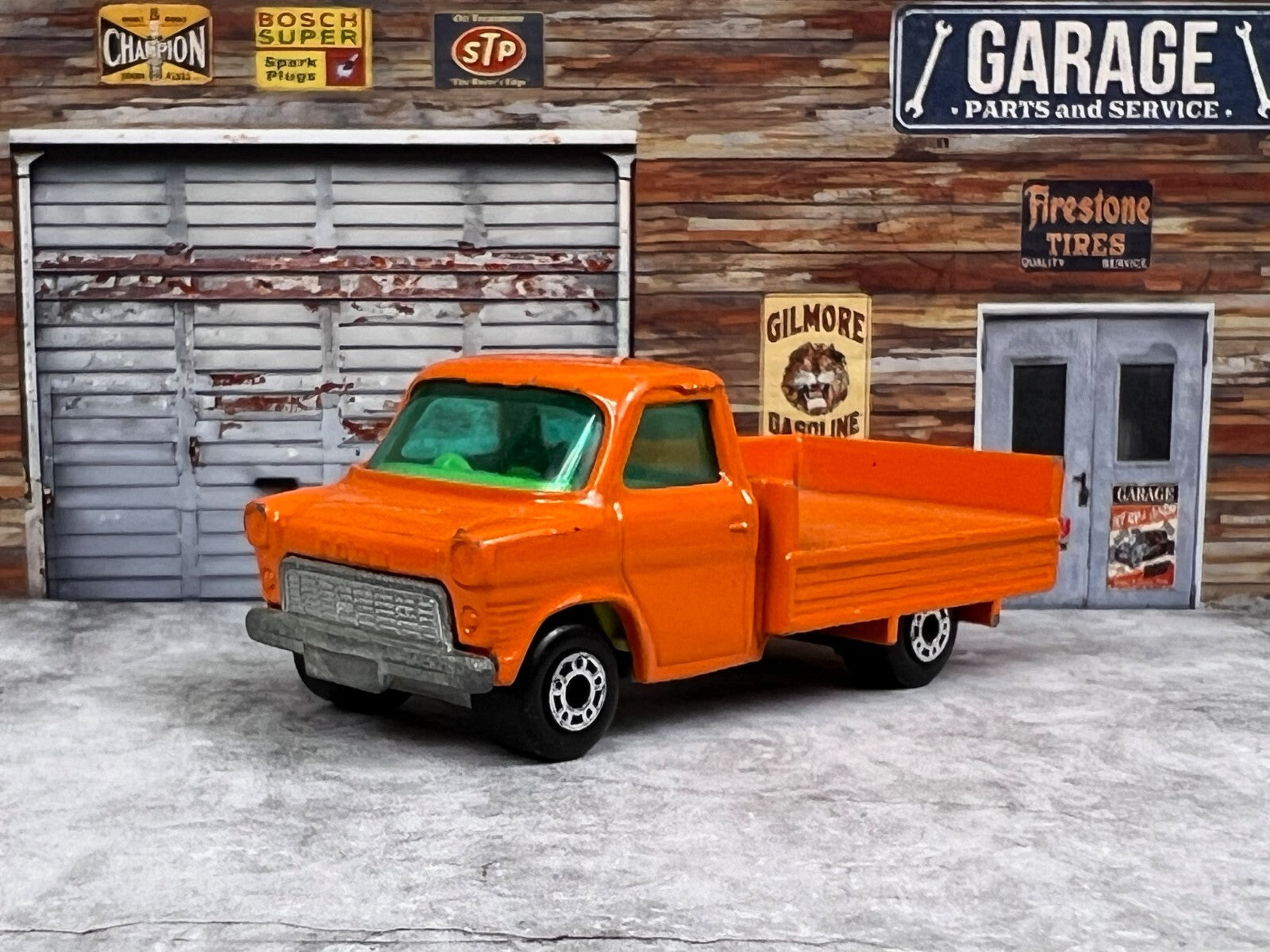 🔥Vintage Matchbox No. 66 Orange Ford Transit Superfast 1977 Lesney England C1🔥