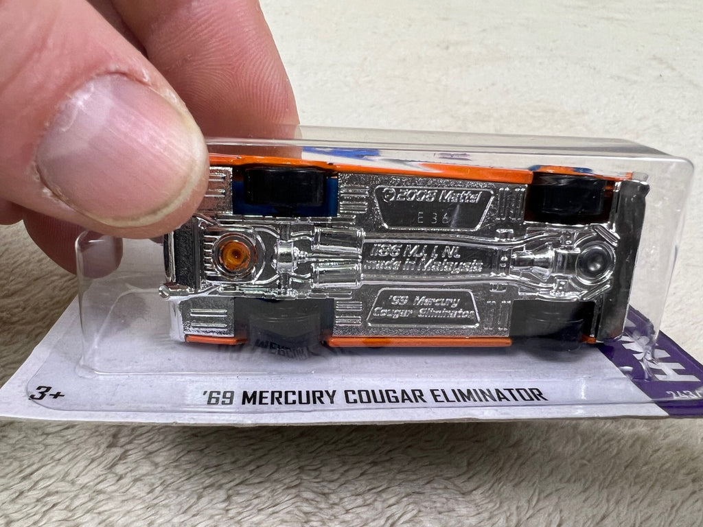 🔥🔥Hot Wheels '69 Mercury Cougar Eliminator HW Showroom ORANGE Goodyear HW12🔥