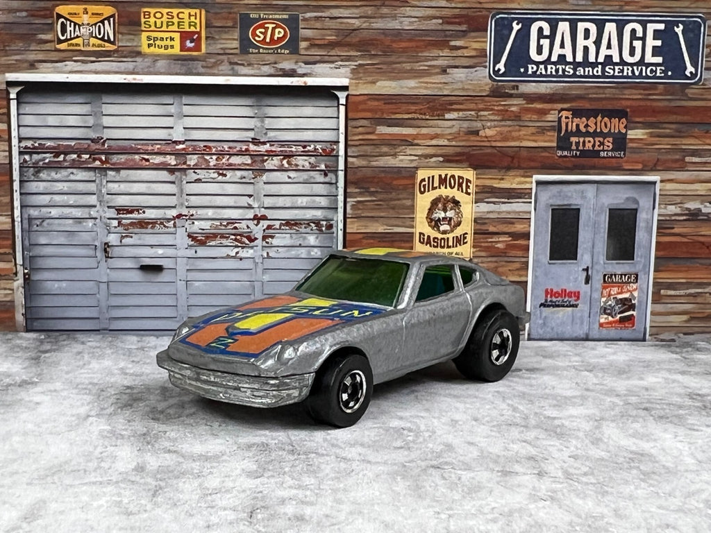 🔥🔥🔥Hot Wheels 1976 Z-Whiz Datsun Silver Blackwall C3🔥🔥🔥