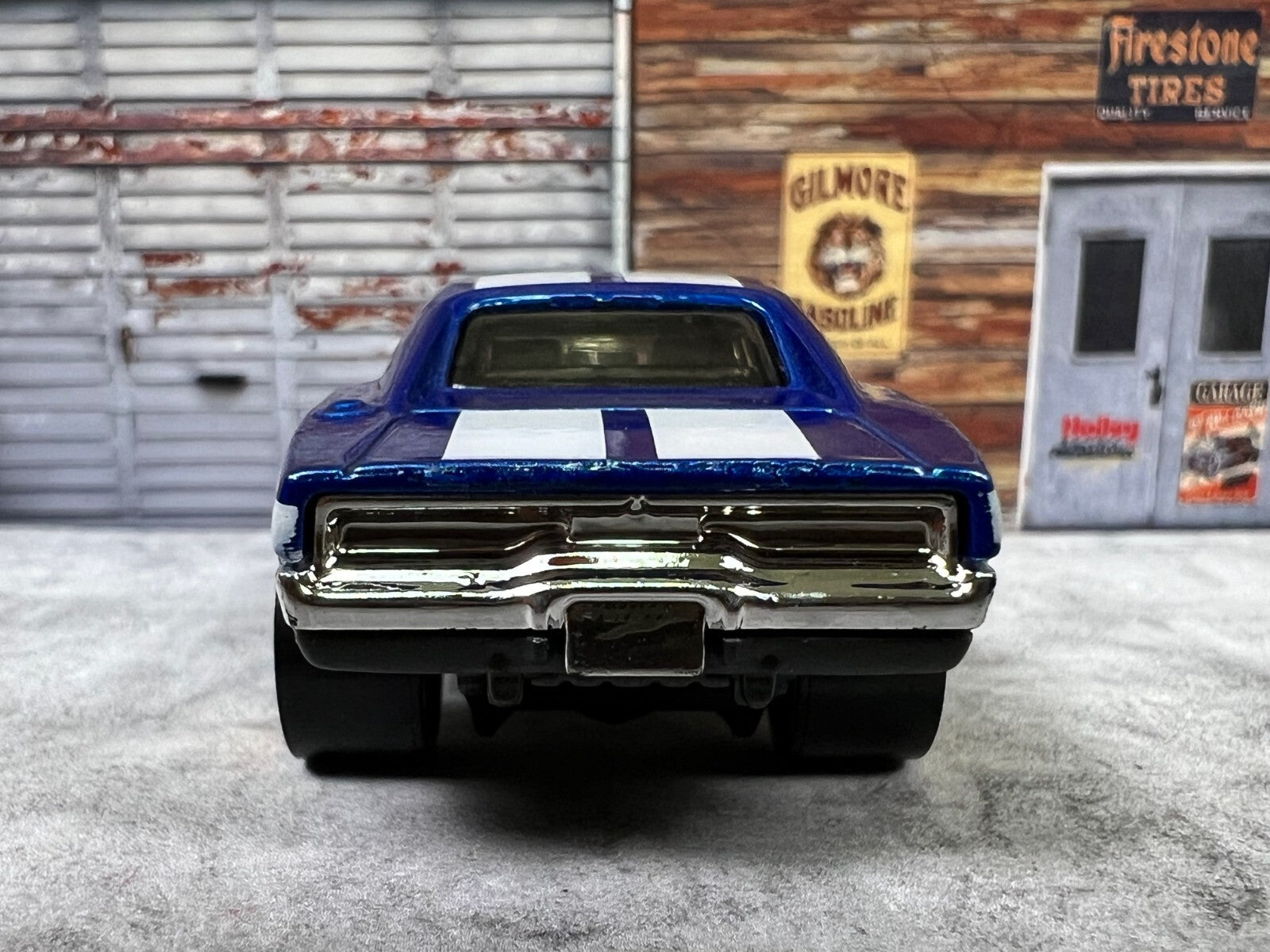 🇺🇸HOT WHEELS 70 Dodge Charger R/T Blue Car HW Muscle Mania Mopar C14🇺🇸