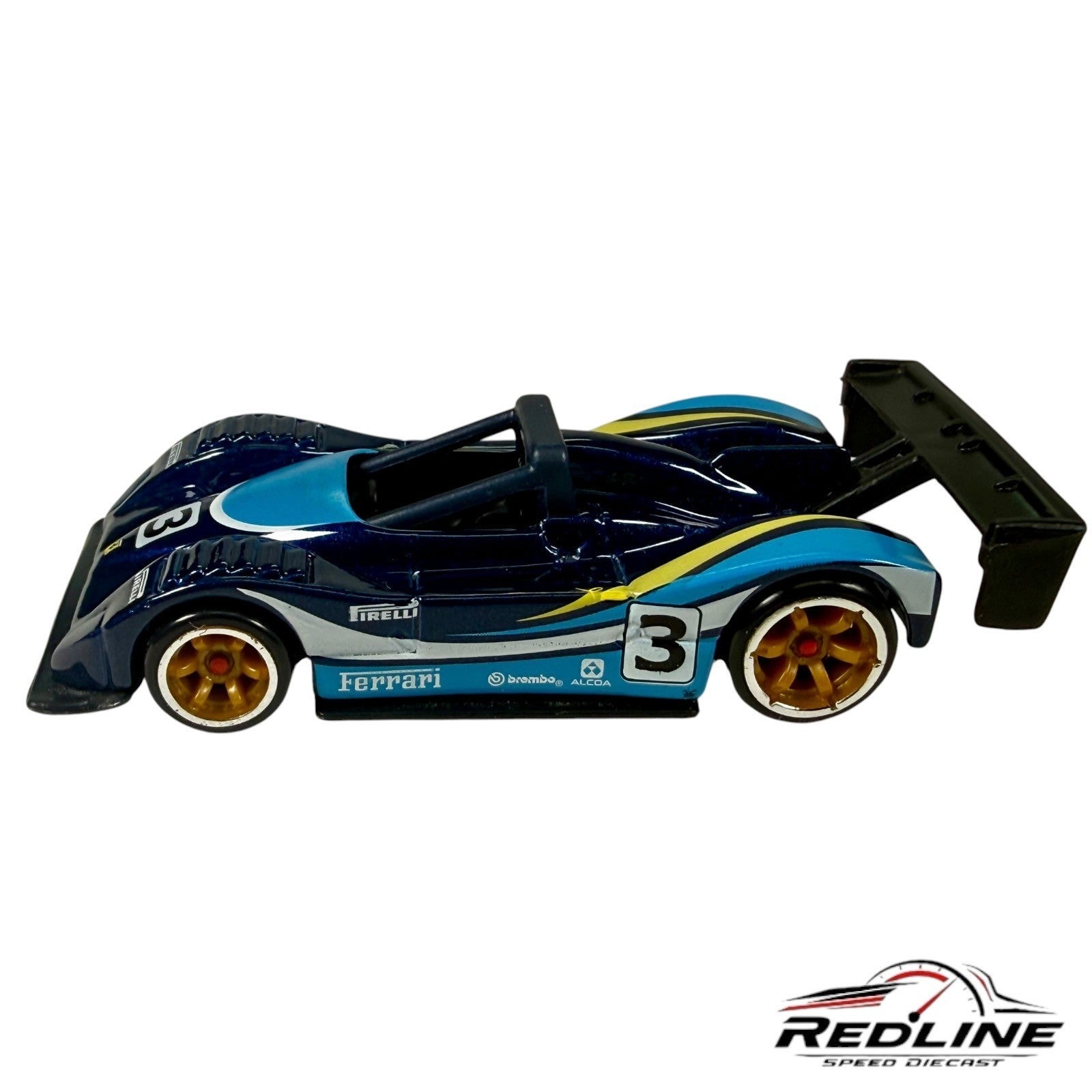 🇮🇹2007 Hot Wheels  Ferrari Racer # 12 , Ferrari 333 SP  LOOSE 1:64 C5🇮🇹