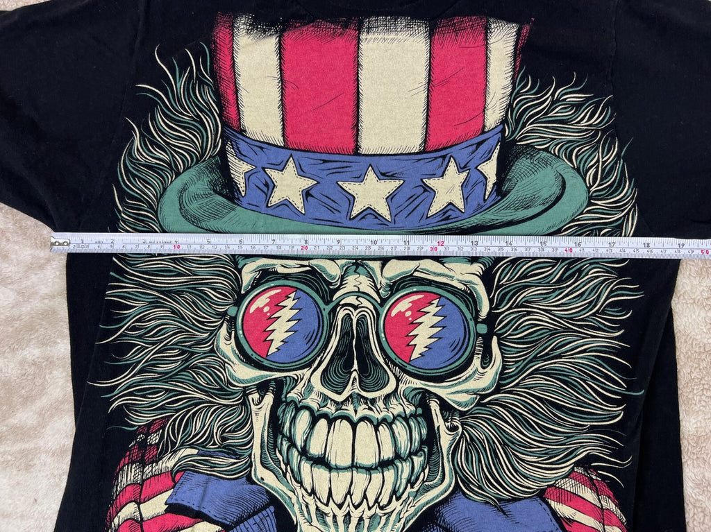 ☮️☮️Grateful Dead USA Skeloton MENS LARGE Classic Rock ☮️☮️