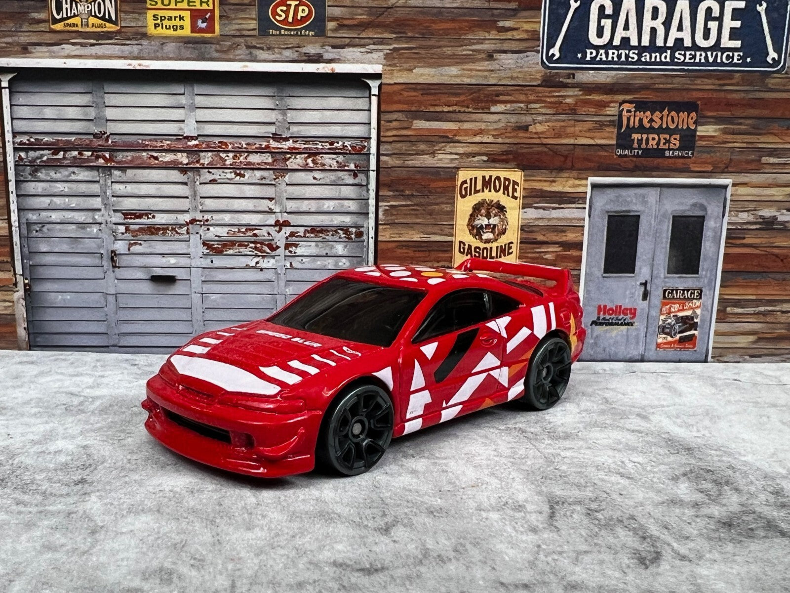 🔥🔥🔥Hot Wheels Custom '01 Acura Integra GSR Red Speed Blur C13🔥🔥🔥
