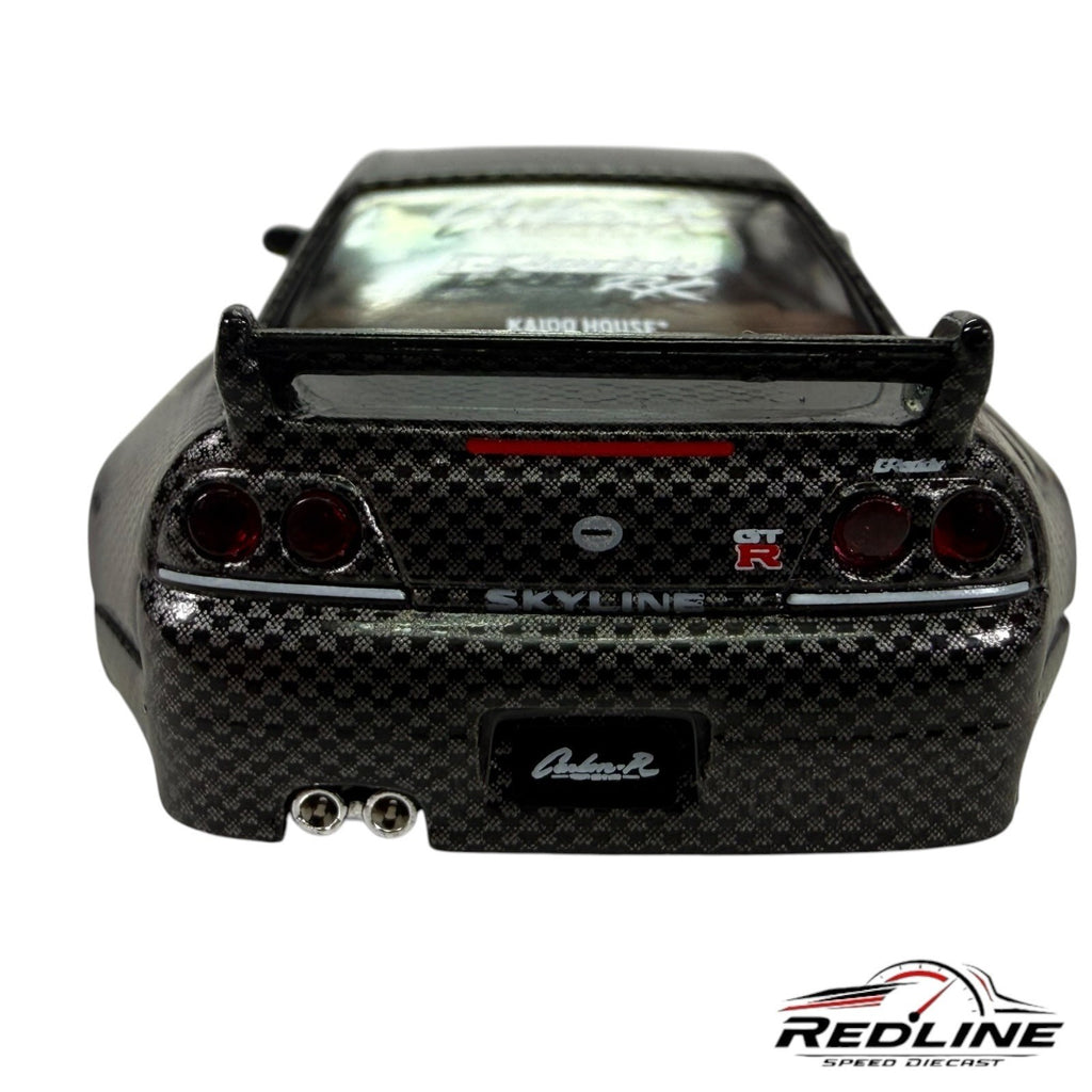 🎌Kaido House Nissan Skyline GT-R R33 Active Carbon R V1 KHMG116 H1🎌