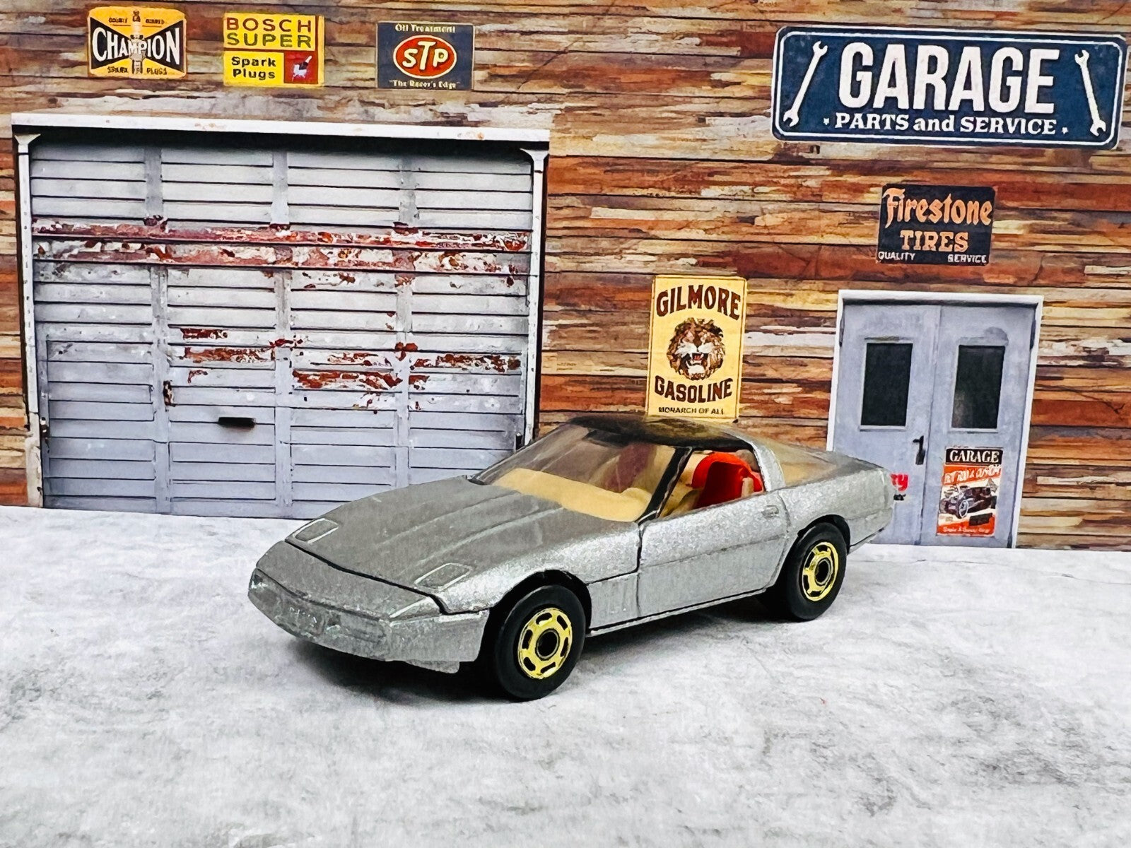 🔥Hot Wheels 80's Corvette The Hot Ones Series  Hong Kong 1982 Gray MINT C15🔥
