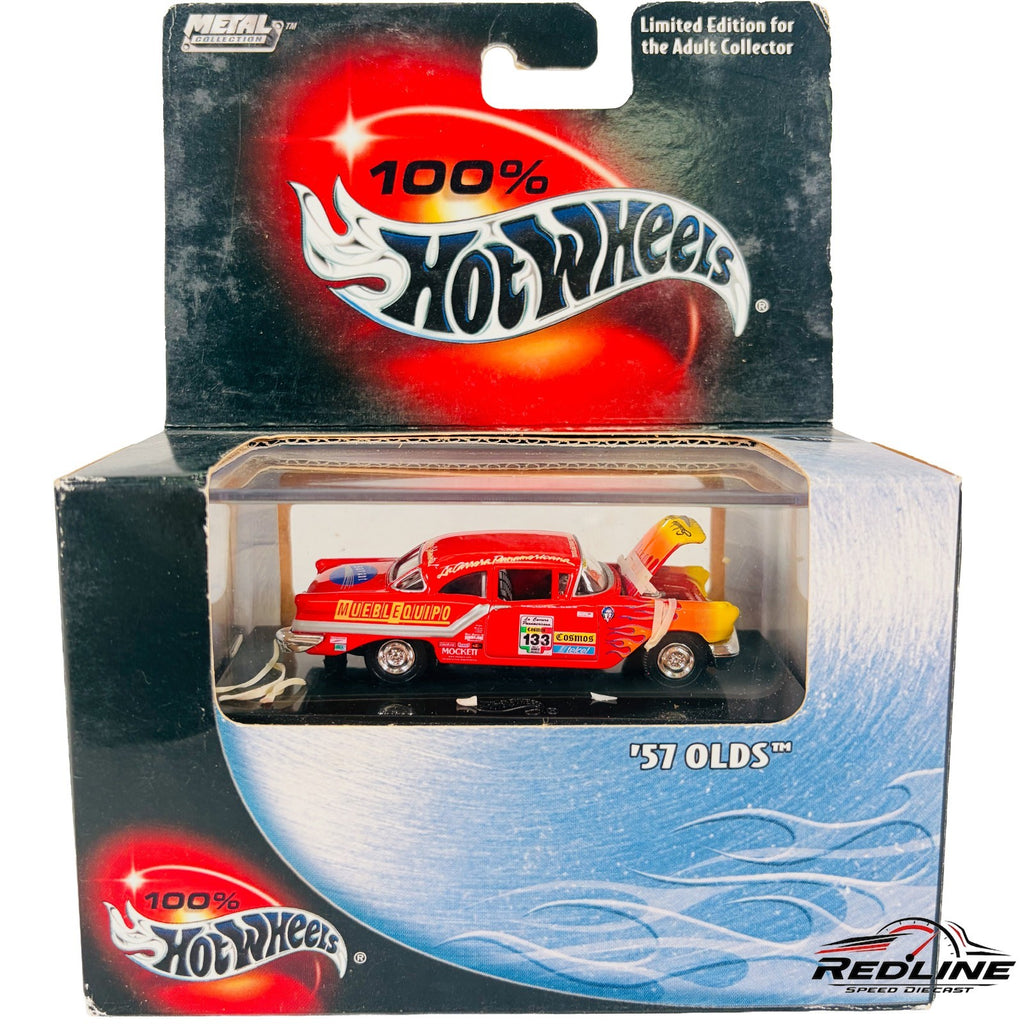 🇺🇸🇺🇸Hotwheels 100% '57 Oldds Red 1:64 D3🇺🇸🇺🇸