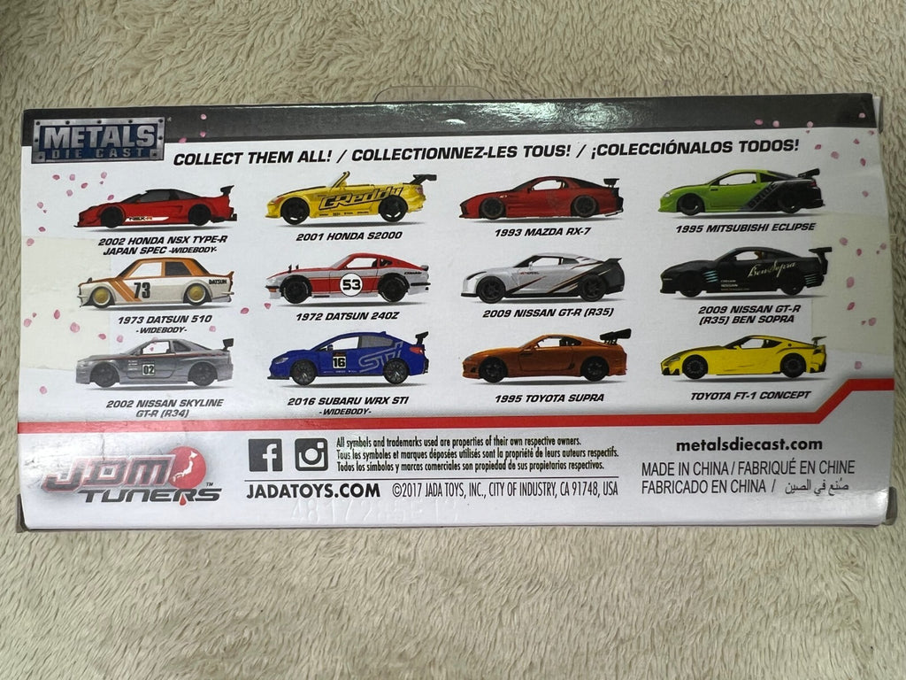 🎌🎌Jada Toys Metals JDM Tuners 1973 Datsun 510 Widebody 1:32 Scale HW16🎌🎌