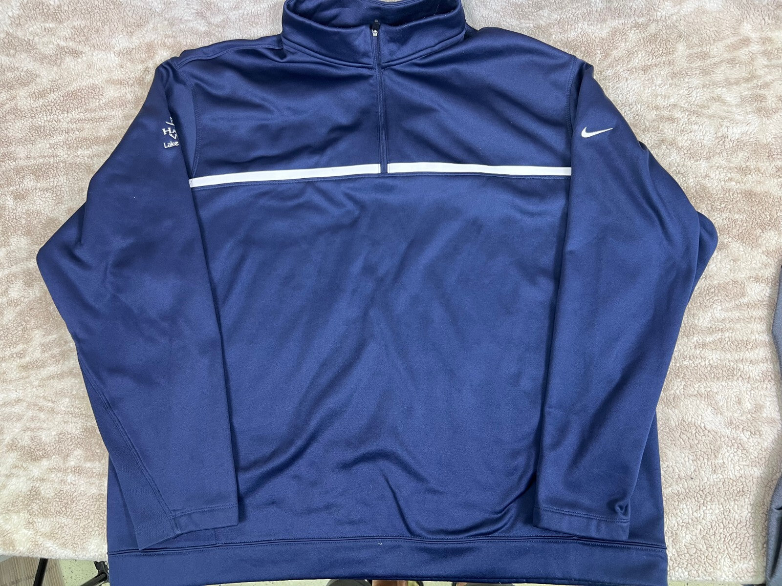 🏌️NIKE GOLF TOUR PERFORMANCE Therma-Fit 1/4 Zip Pullover Mens 2XL LAKE GENEVA🏌
