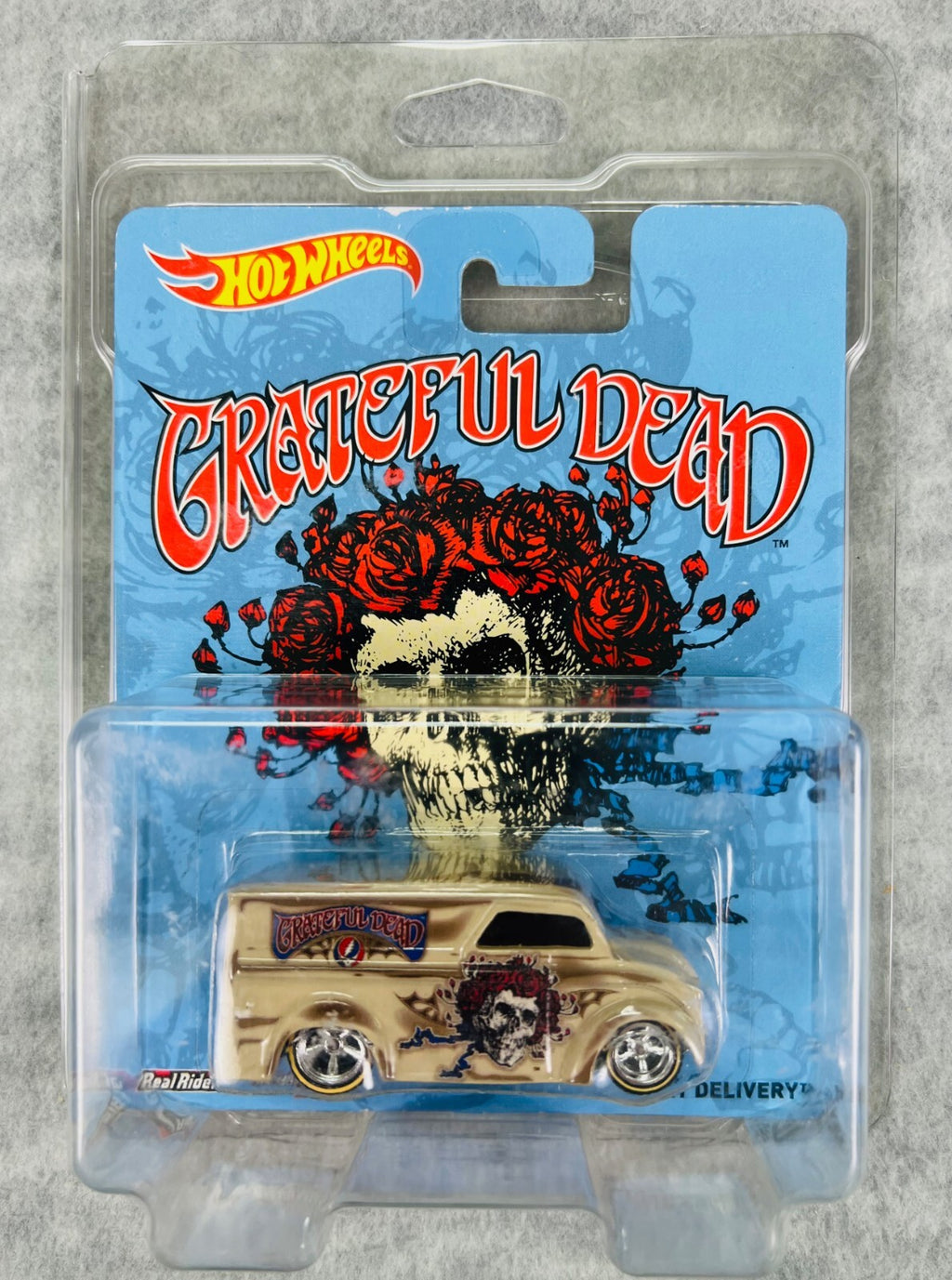 ☮️☮️☮️Grateful Dead Hot Wheels Dairy Delivery Truck Real Riders H34☮️☮️☮️