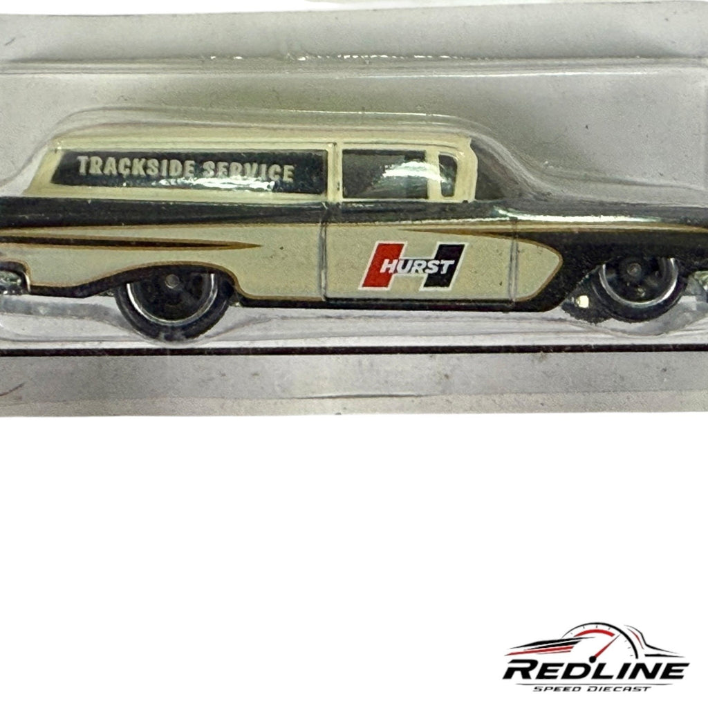 🇺🇸Hot Wheels Real Riders‘59 Chevy Delivery Hurst White/Brown H13🇺🇸