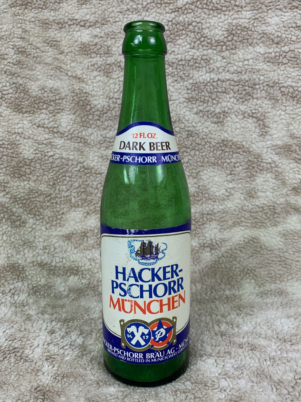 🍺🇧🇪 Rare Old HACKER-PSCHORR Munich Dark Beer Bottle  Empty GERMANY BB2🇧🇪 🍺