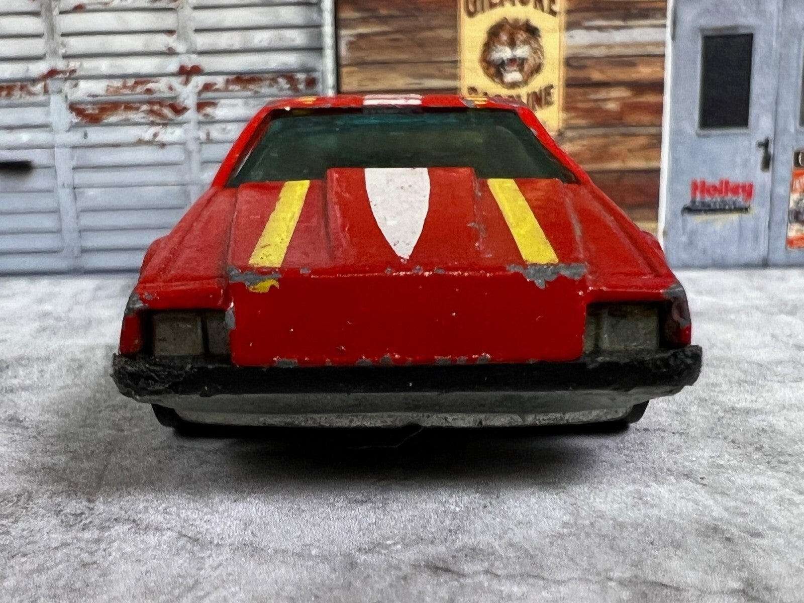 🔥🔥🔥1979 Hot Wheels Red Delorean Turismo Race Car #10 Malaysia C1🔥🔥