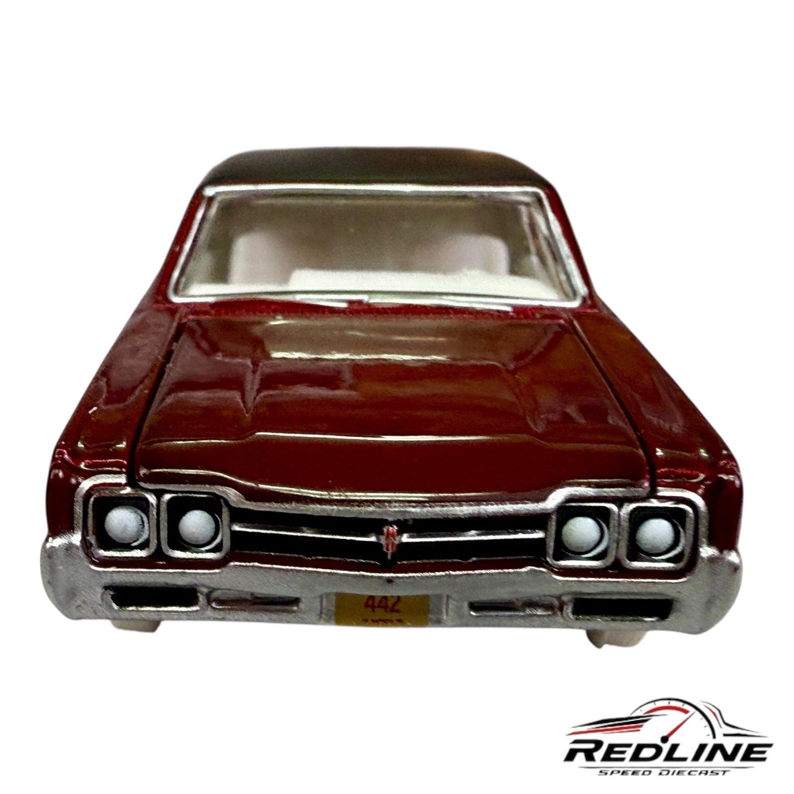 🔥🔥🔥AutoWorld 1966 Oldsmobile 442 Ultra Red Chase Loose C20🔥🔥🔥