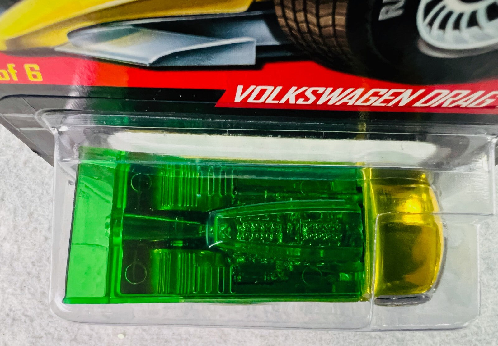 🇩🇪Hot Wheels RLC Real Riders Volkswagen Drag Truck 5200/6000 Green H22🇩🇪