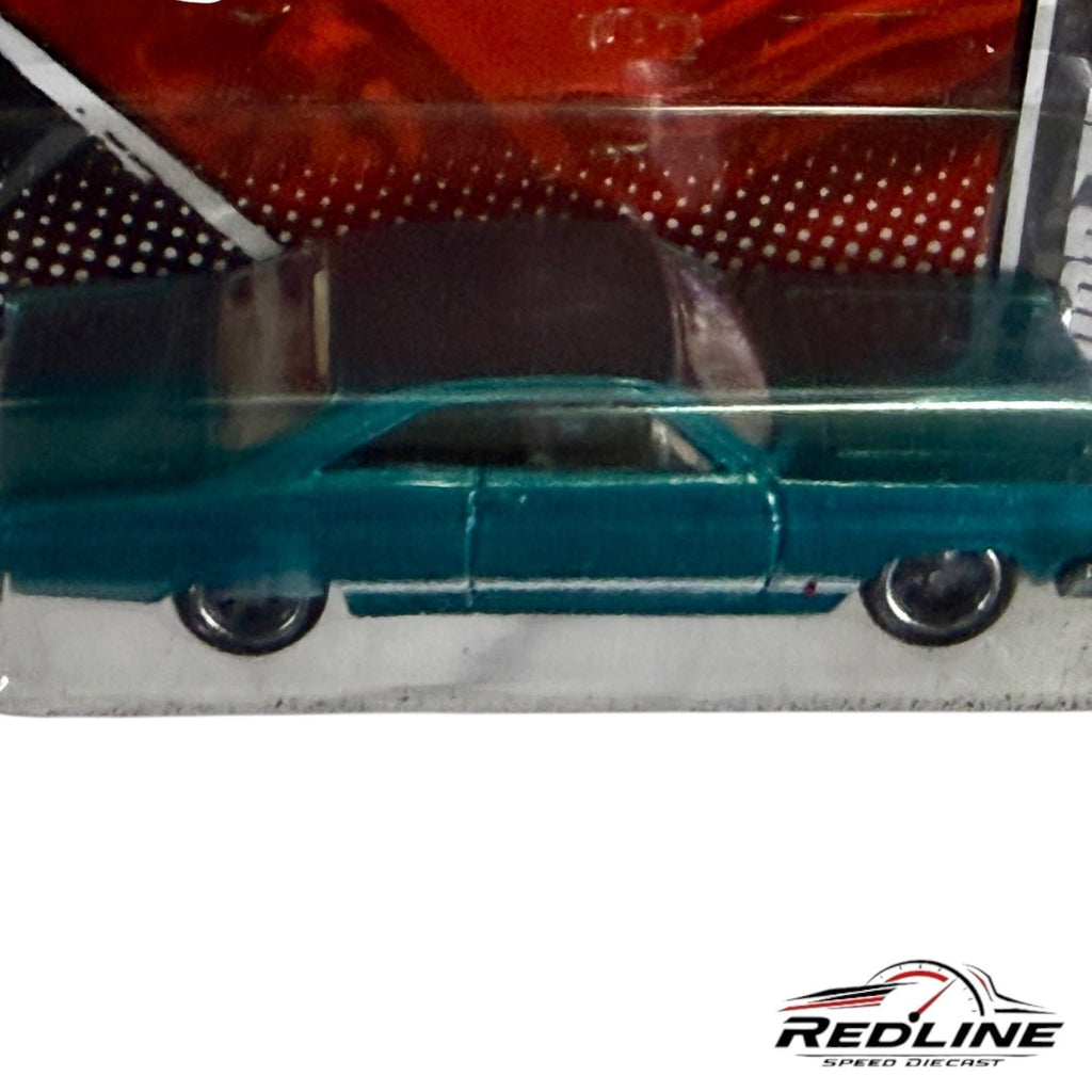 🇺🇸Hot Wheels Garage #3/20 '66 Ford Fairlane Teal Real Riders H13🇺🇸