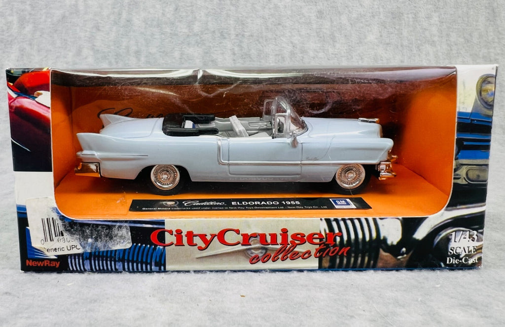 🦅🦅New Ray Toys City Crusier Collection 1955 Cadillac El Dorado 1/43 Scale🦅🦅