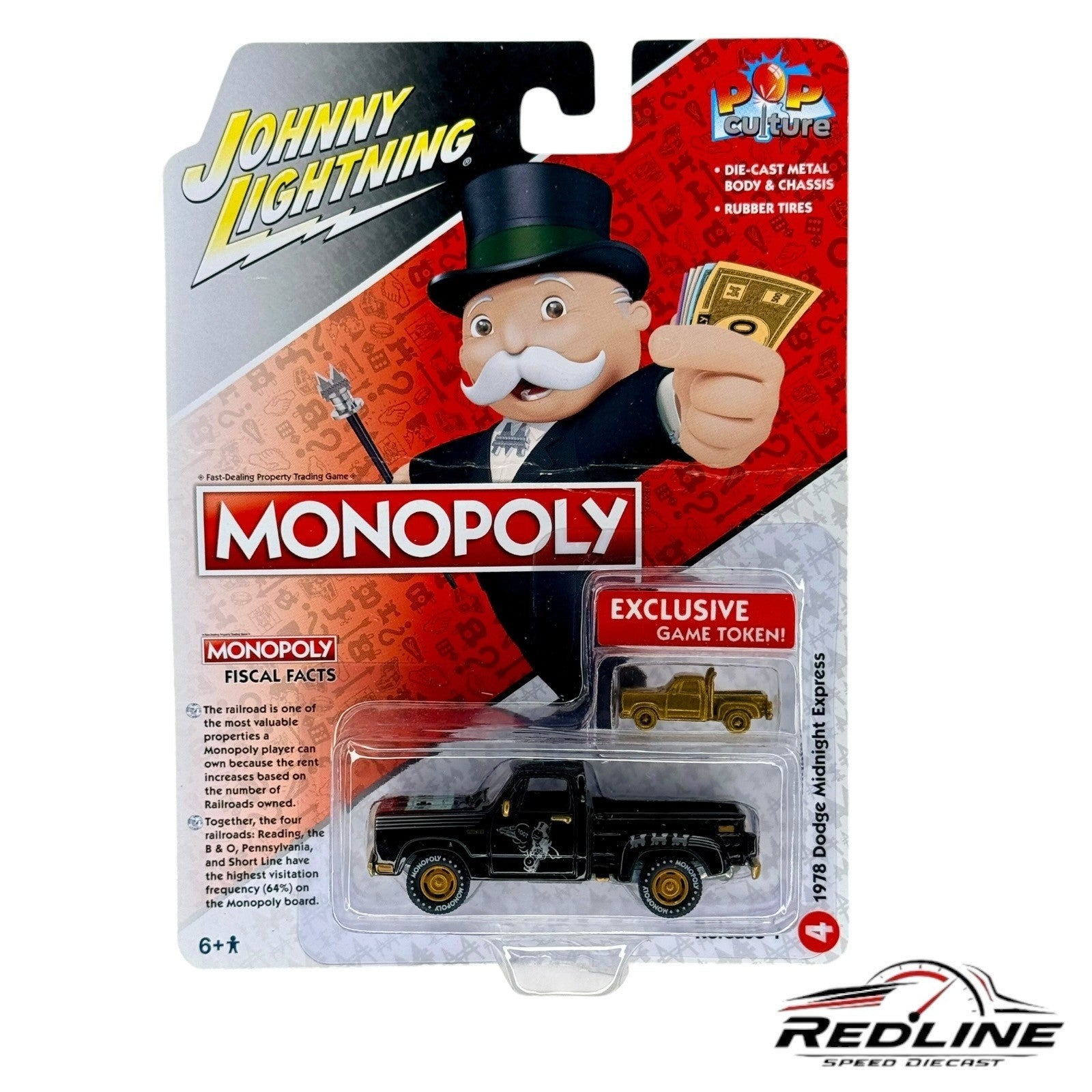 🇺🇸Johnny Lightning 1978 Dodge Midnight Express Monopoly H14🇺🇸