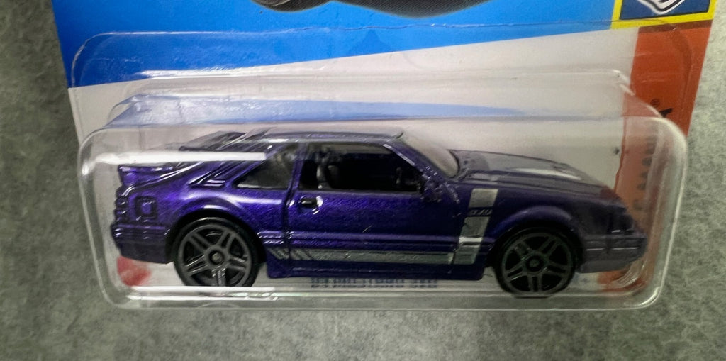 🔥🔥🔥Hot Wheels ‘84 Mustang SVO HW Muscle Mania Purple H24🔥🔥🔥
